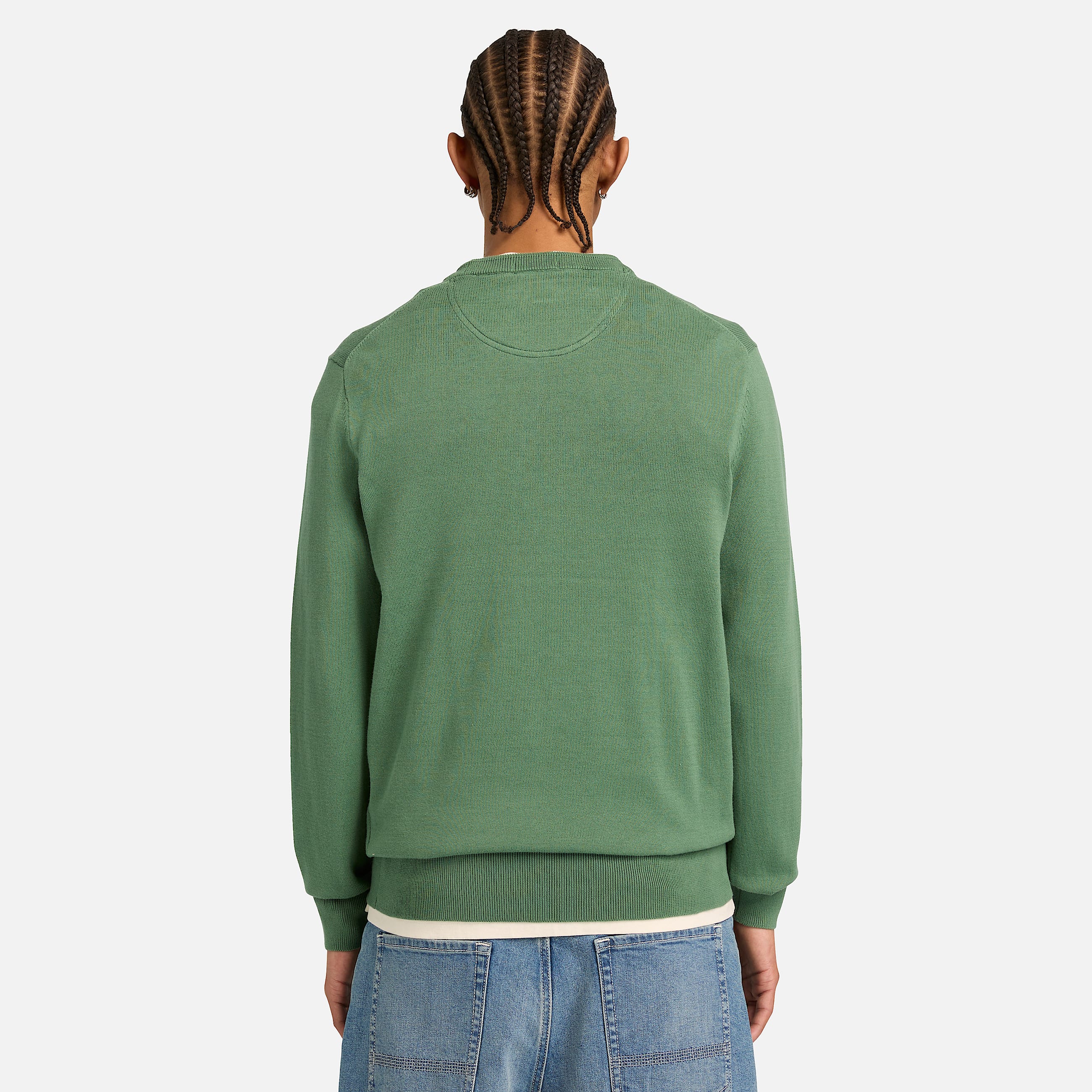 Williams River Baumwollpullover fr Herren in Dunkelgrn TBL Grn ALT8