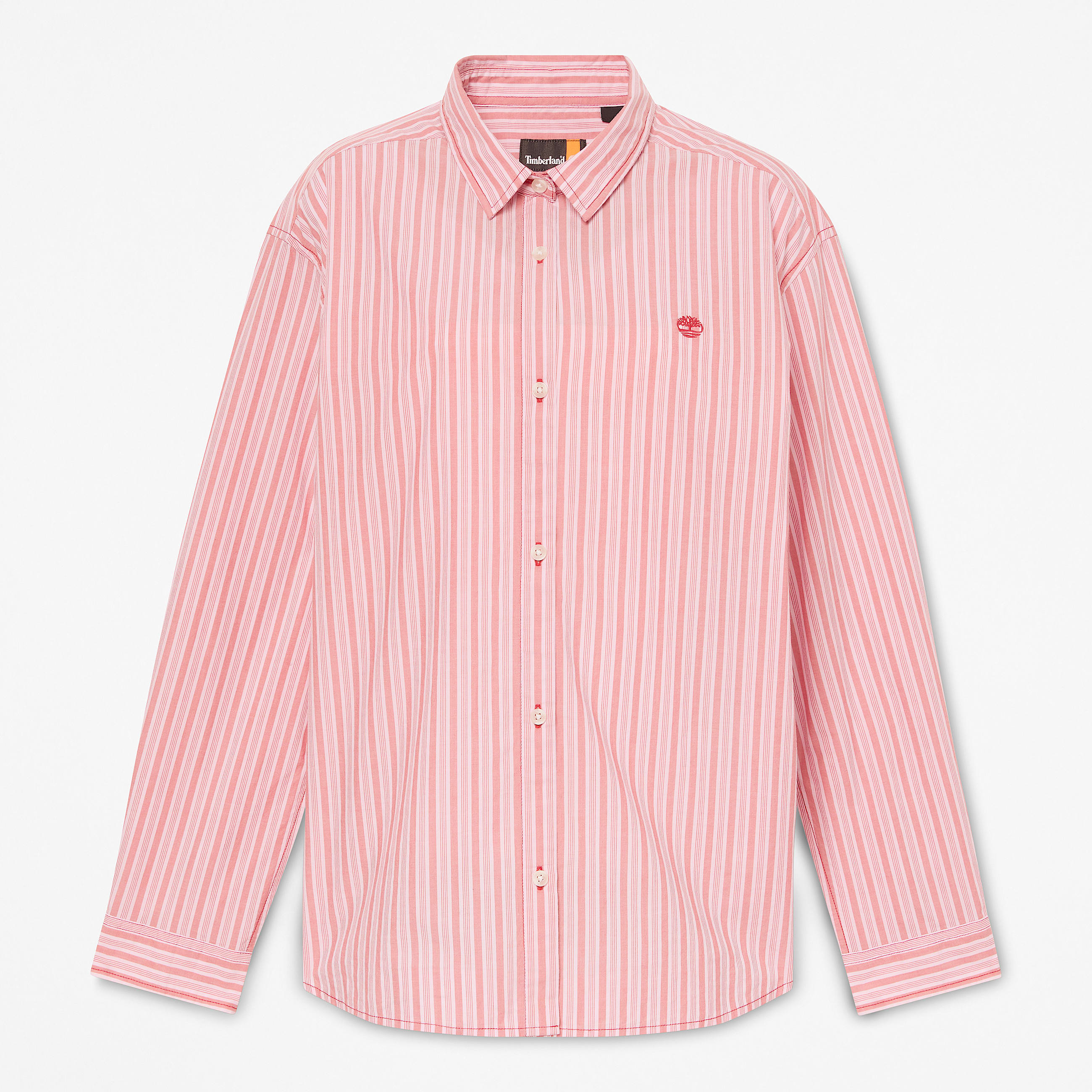 Camisa de Manga Comprida s Riscas para Mulher em Vermelho TBL vermelho HERO