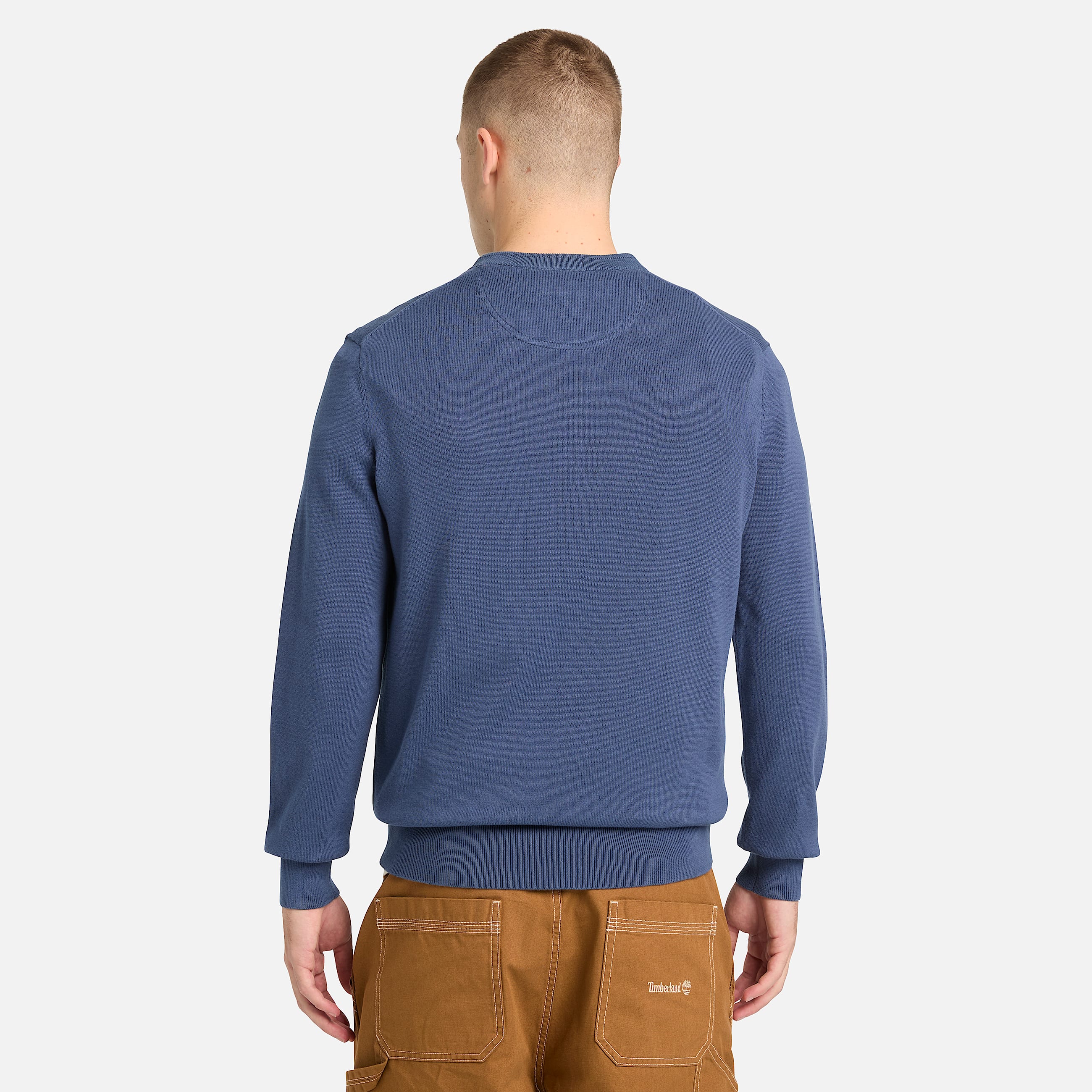 Camisola de Algodo Williams River para Homem em azulescuro TBL azul ALT8