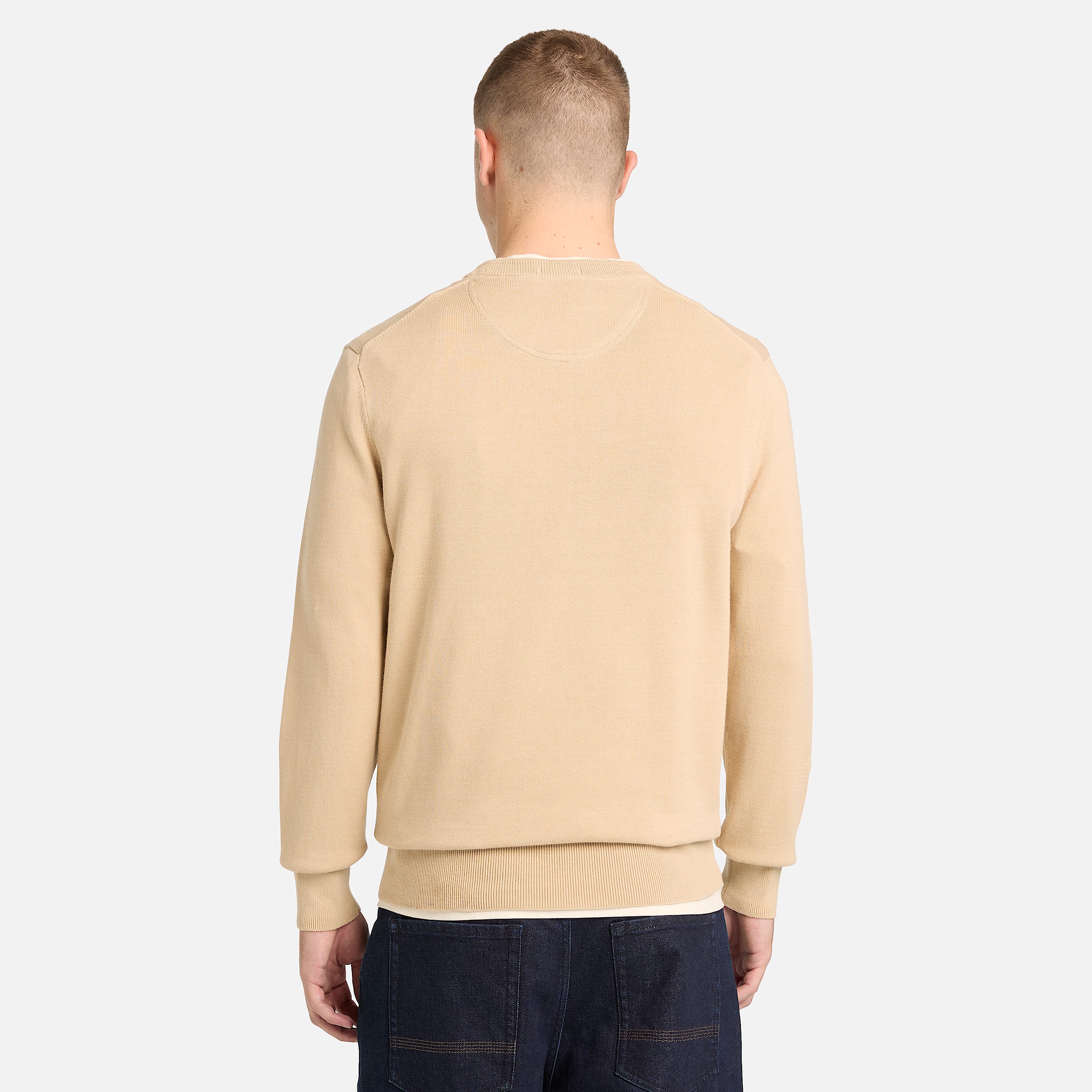 Camisola de Algodo Williams River para Homem em bege TBL bege ALT8