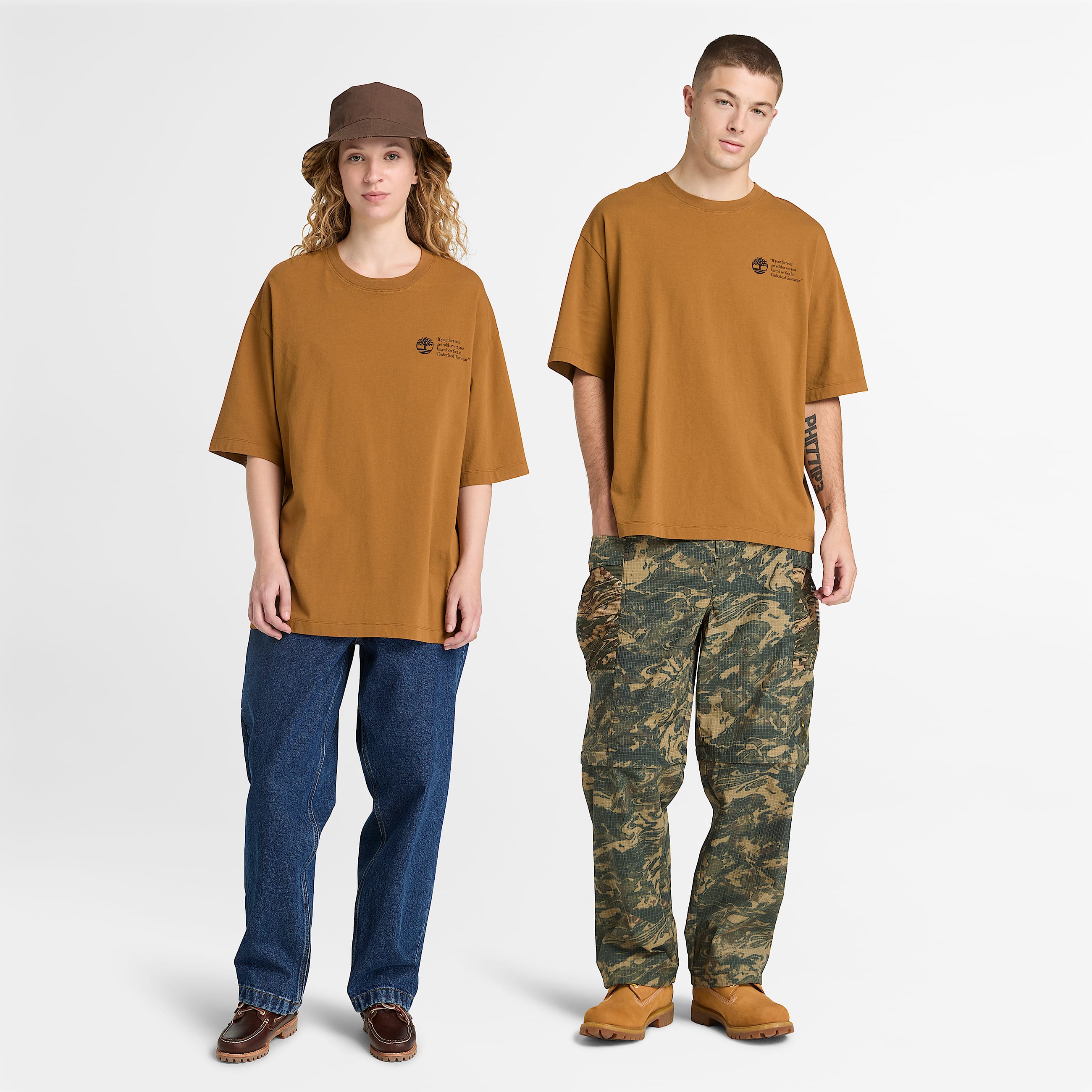 All Gender Archive Boot TShirt in Dark Yellow TBL Yellow ALT1