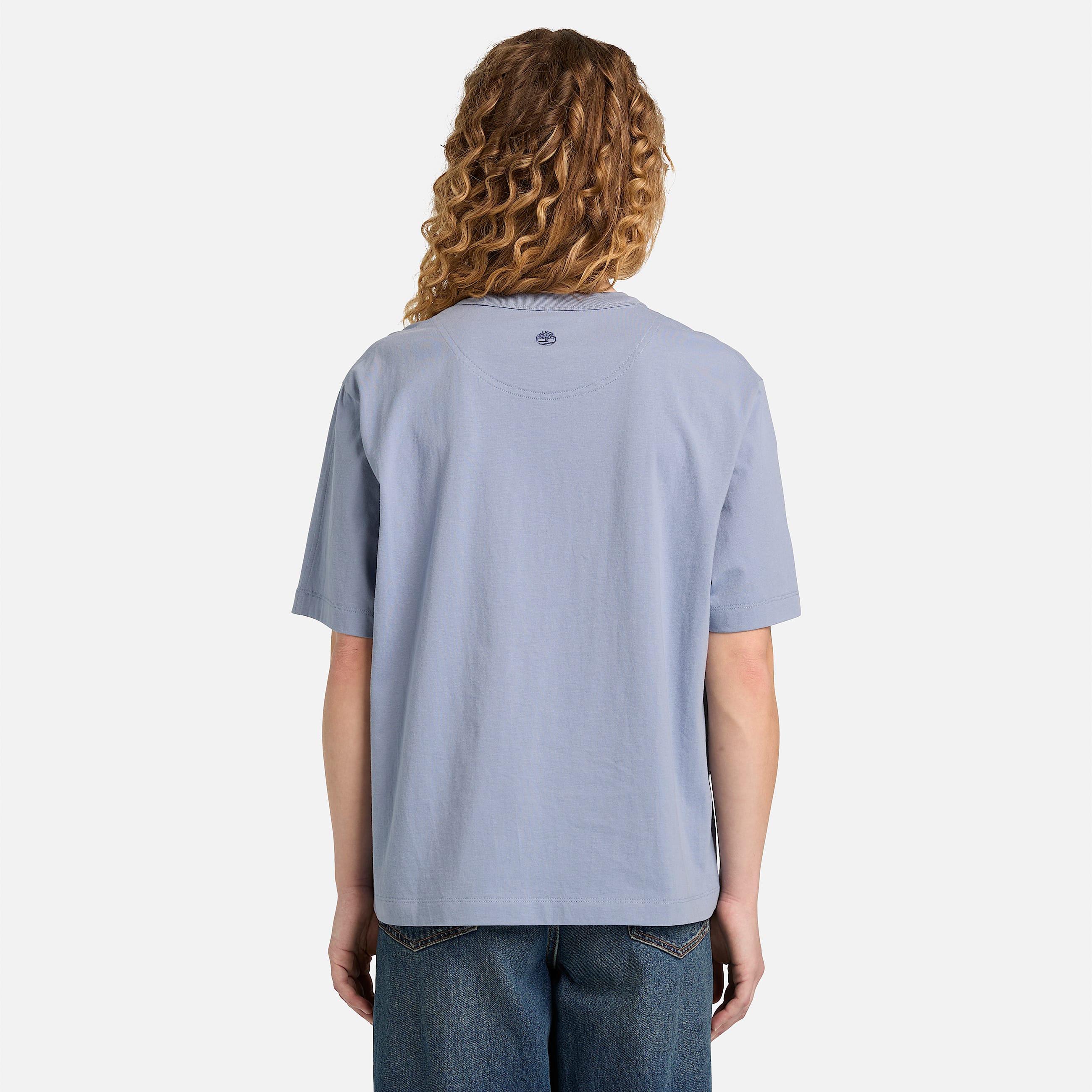 Tshirt de Manga Curta Lush para Mulher em azul TBL azul ALT8