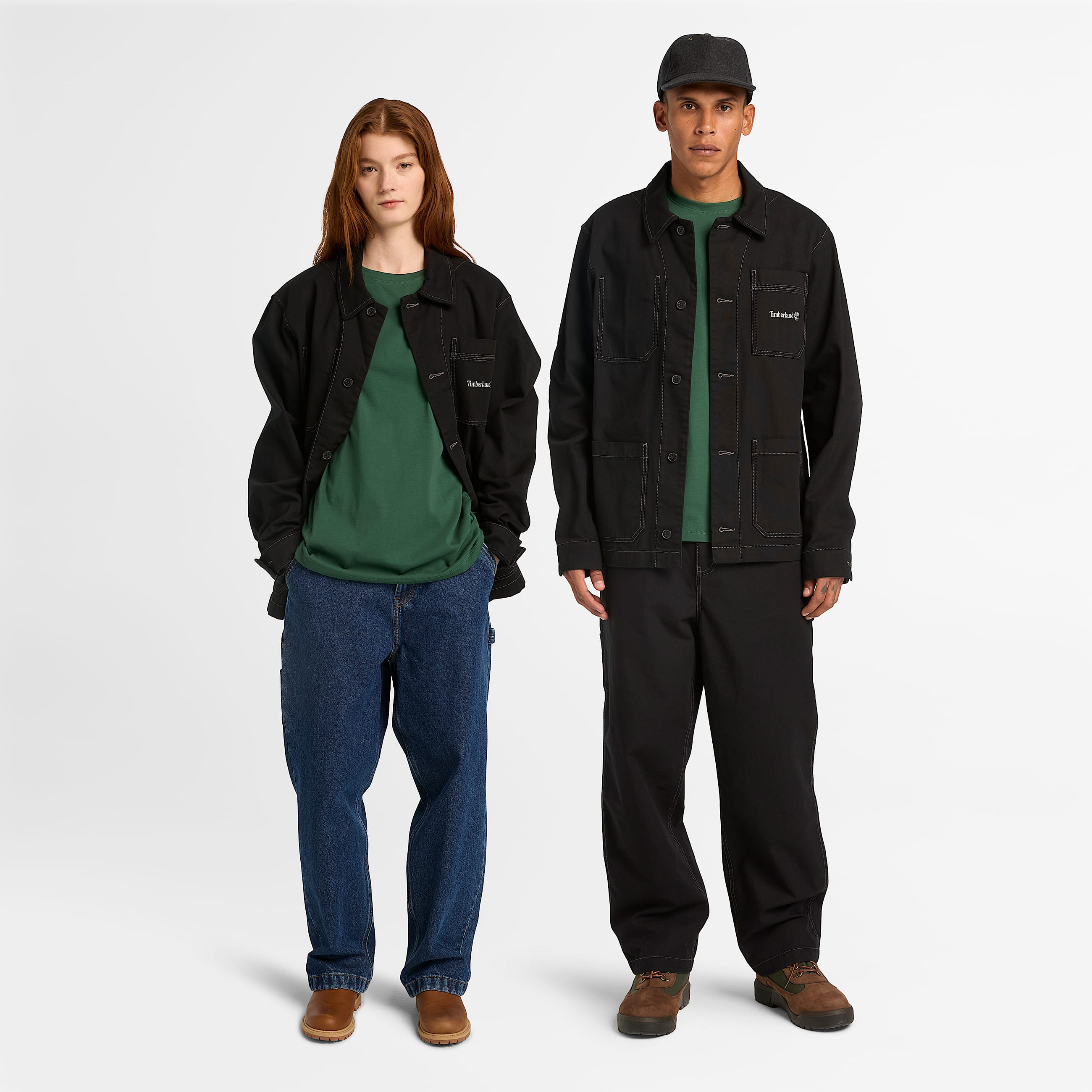 Casaco Chore em Lona em preto TBL preto ALT1