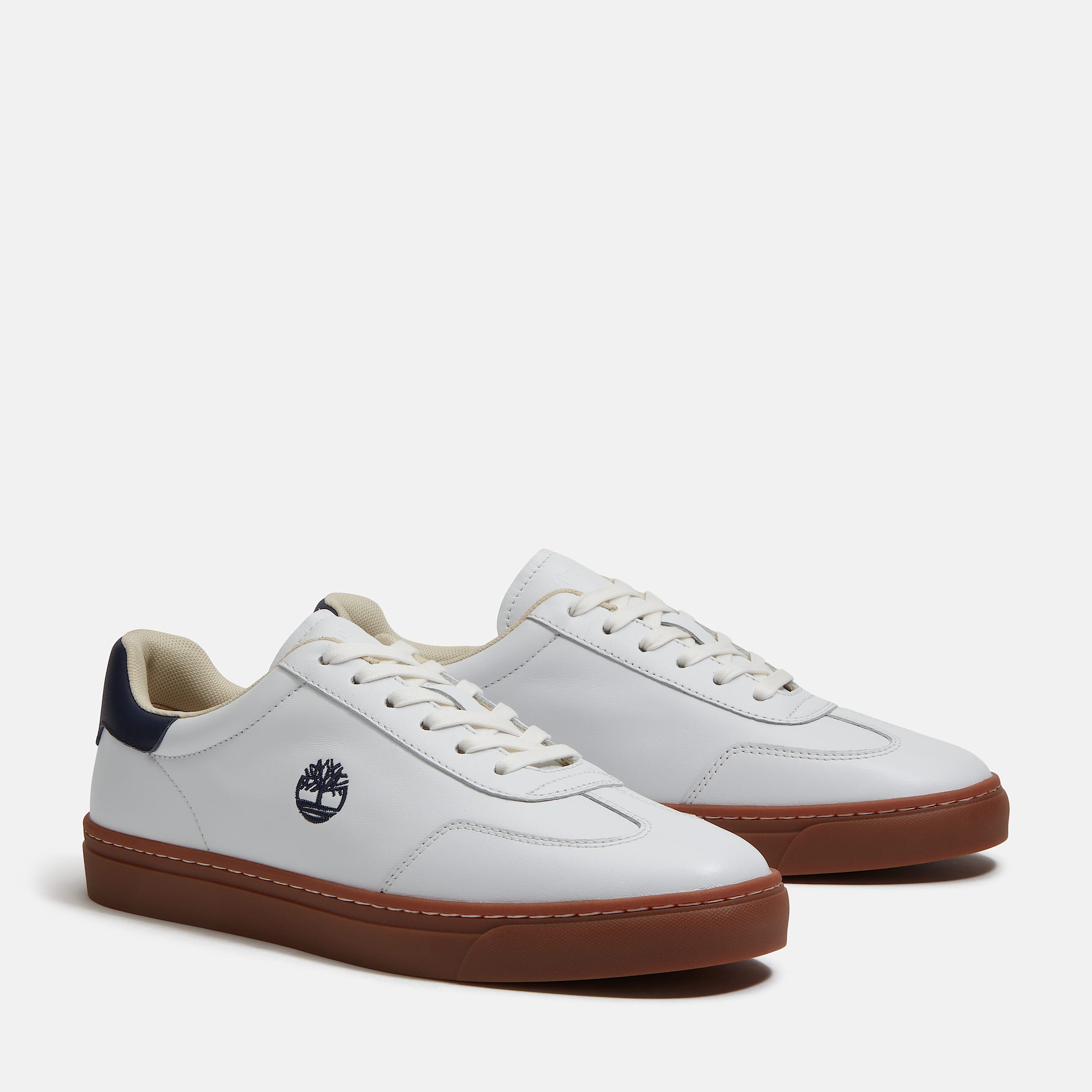 Lisbon Essential Trainer for Men in WhiteDark Blue TBL White ALT4