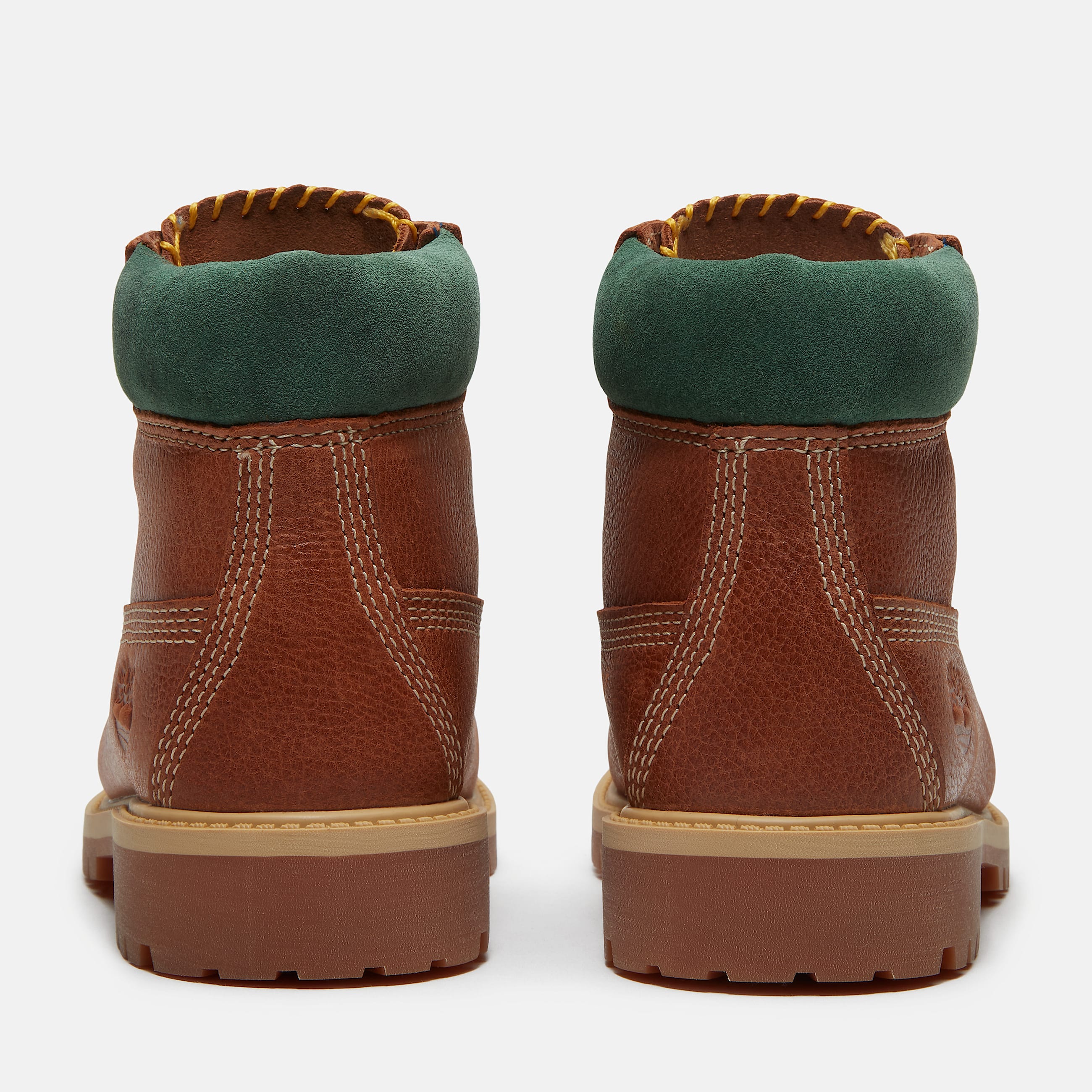 Bota Impermevel Timberland Premium 6Inch para Jnior em castanho TBL castanho ALT5