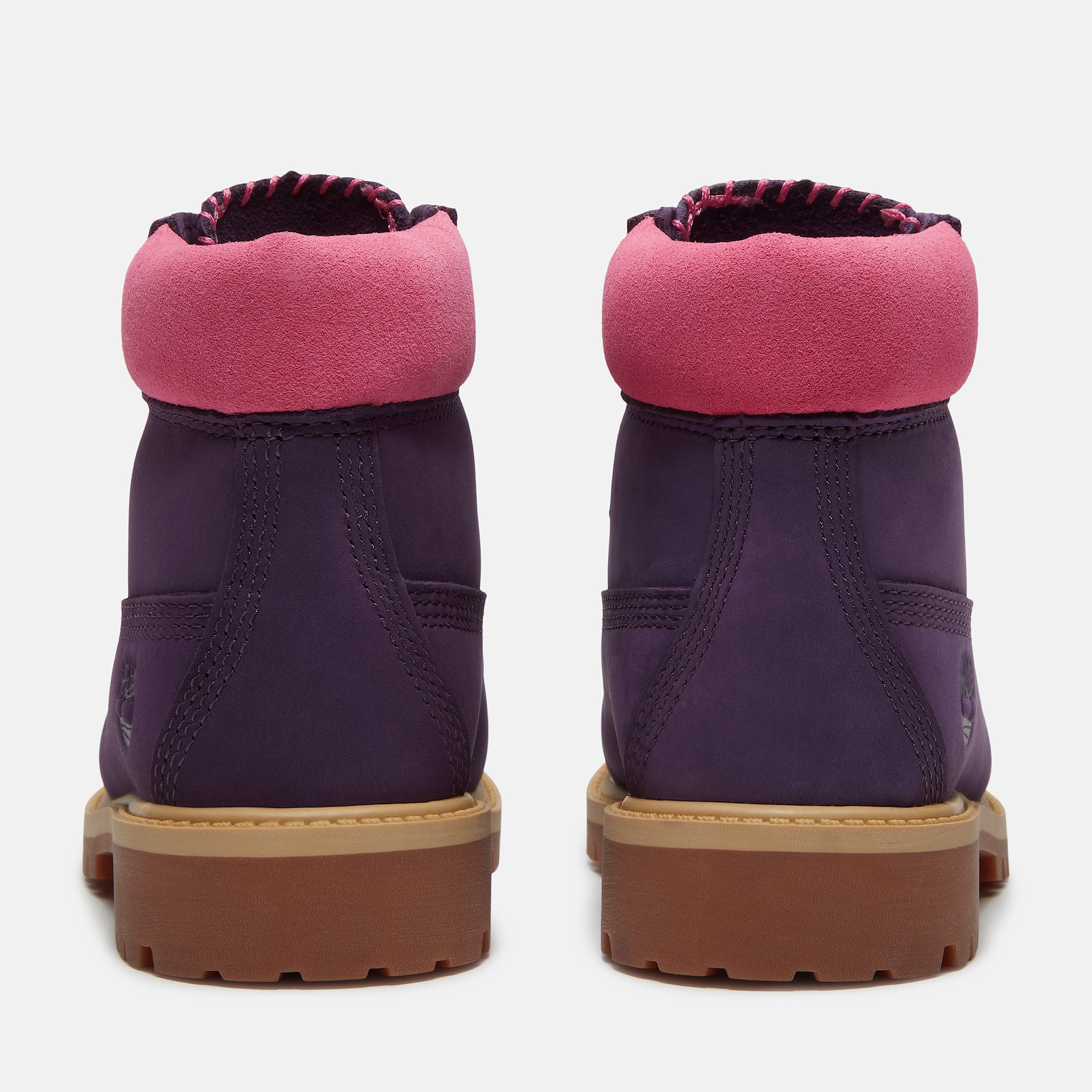 Timberland Premium 6Inch Waterproof Boot for Junior in Dark PurpleLight Pink TBL Purple ALT5