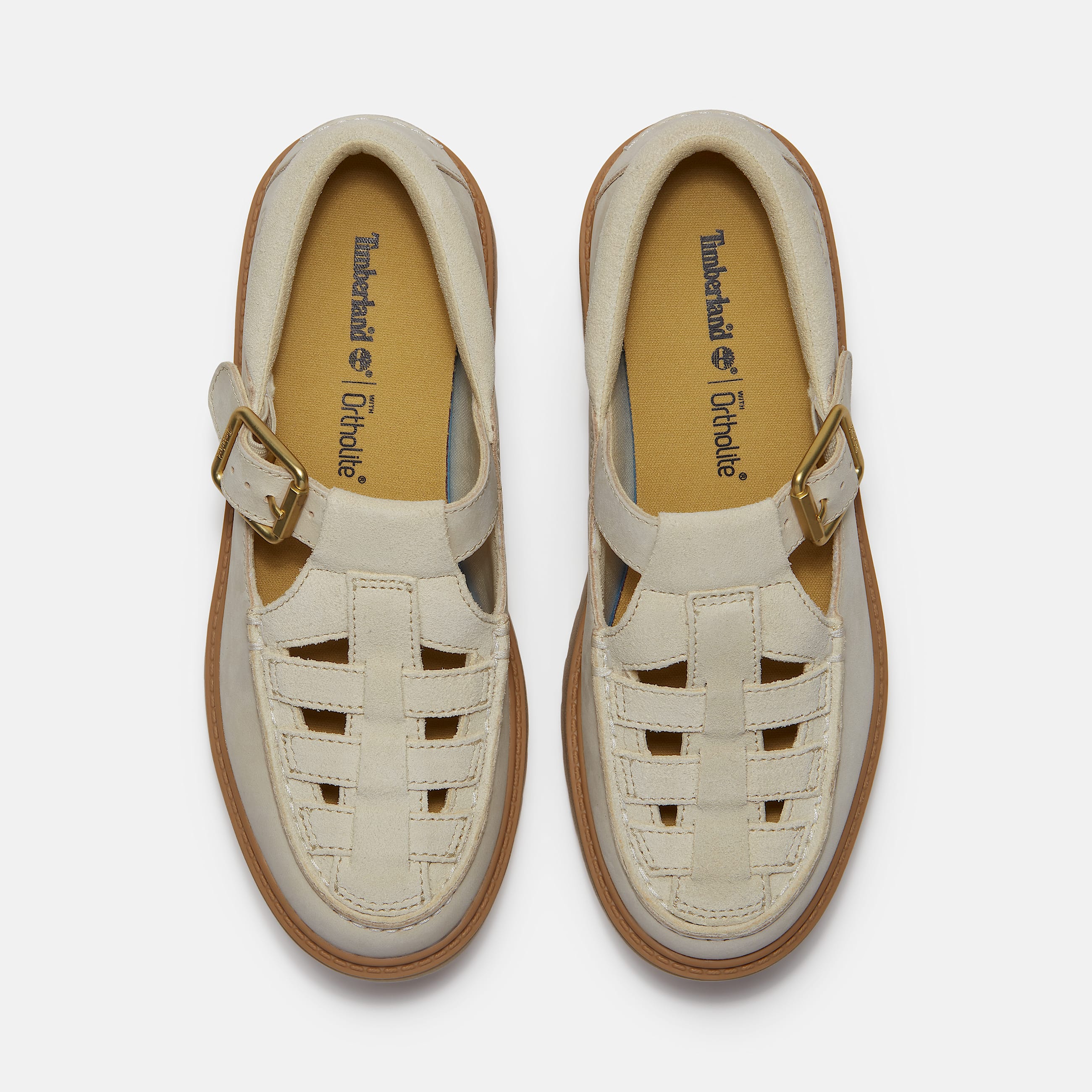 Sapato Plataforma com Fivela Stone Street para Mulher em begeclaro TBL bege ALT2