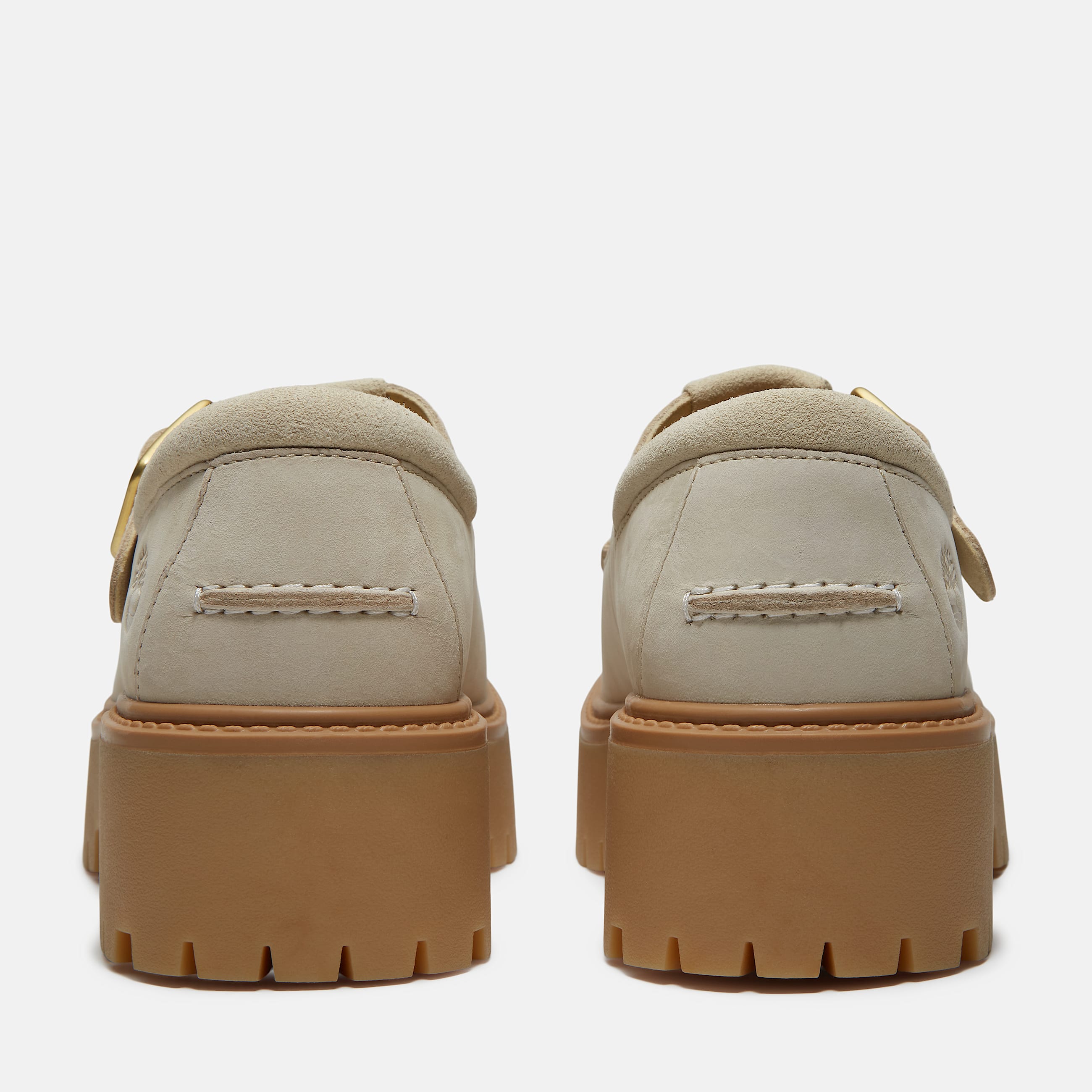 Sapato Plataforma com Fivela Stone Street para Mulher em begeclaro TBL bege ALT5