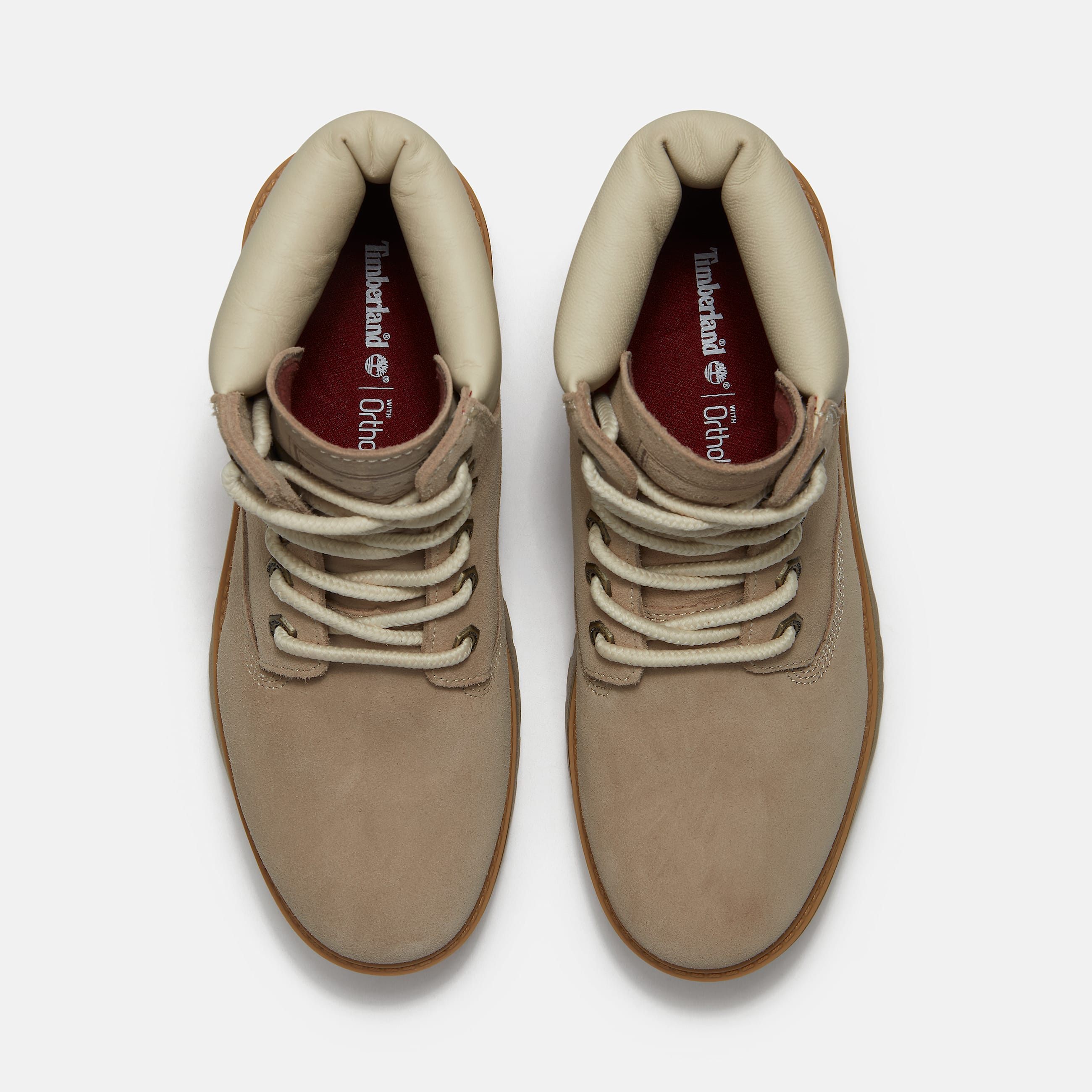 Timberland Stone Street Year of the Horse 6Inch Platform Boot for Women in Beige TBL Beige ALT2