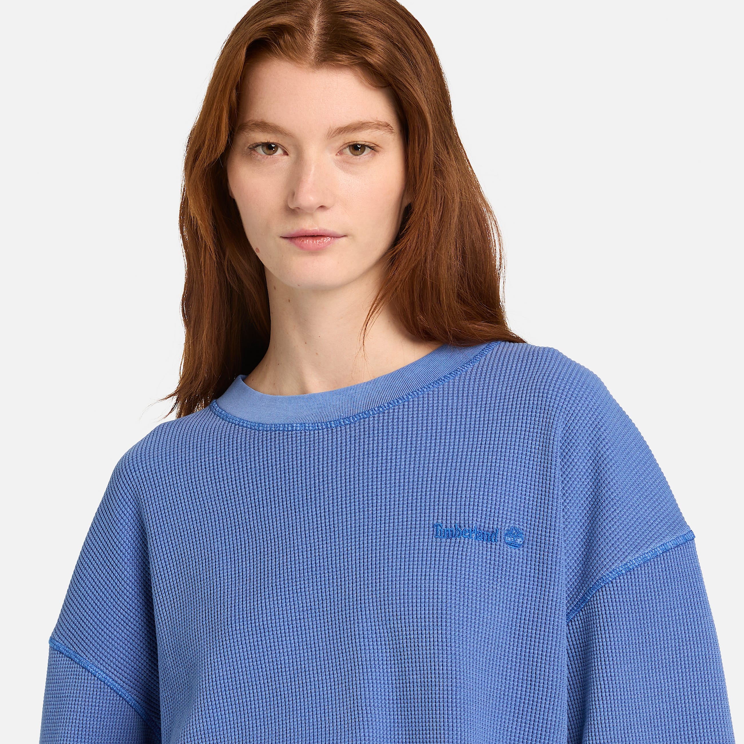 Tshirt Waffle Sem Gnero em azul TBL azul ALT4