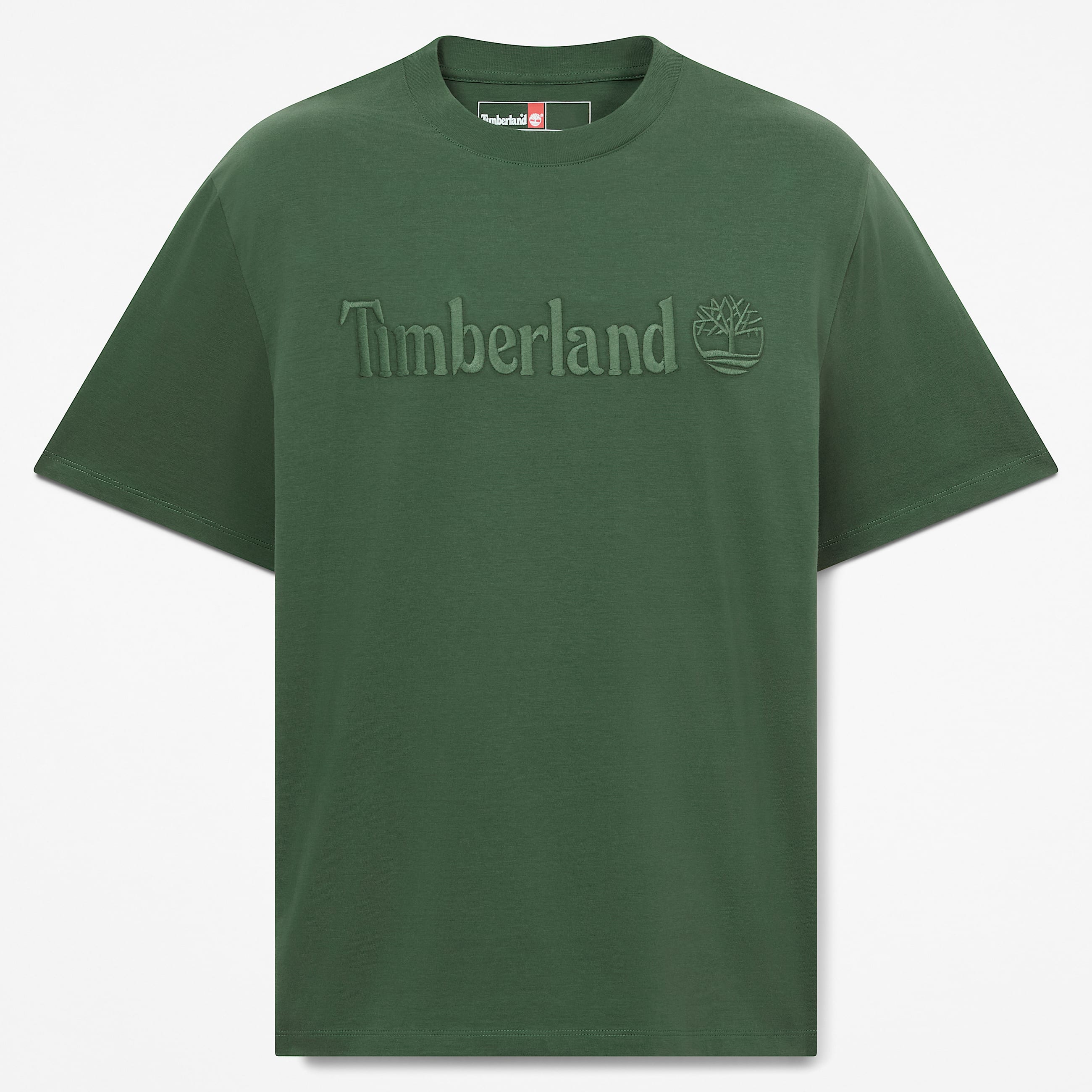 Hampthon ShortSleeve TShirt for Men in Dark Green TBL Green HERO