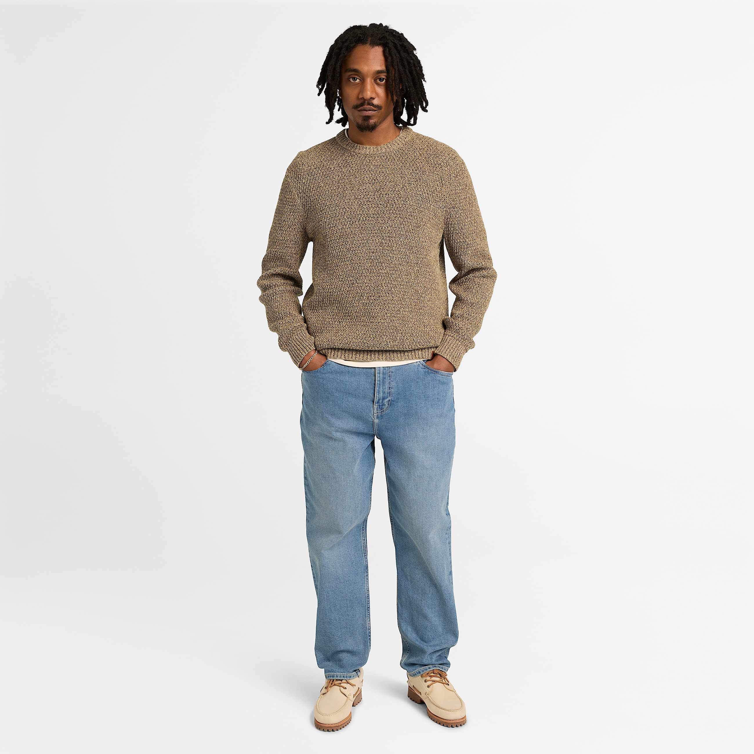 Bequeme StretchJeans mit schmal zulaufendem Bein fr Herren in Blau TBL Blau ALT2