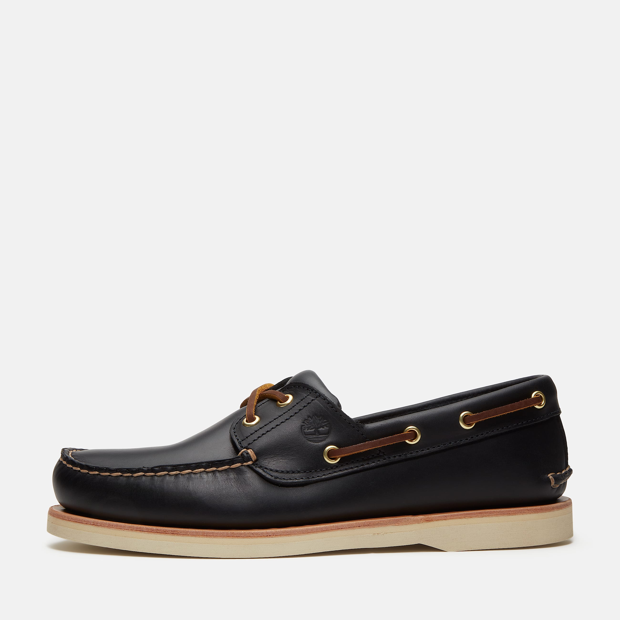 Crafted Boat Shoe for Men in Black TBL Black ALT8