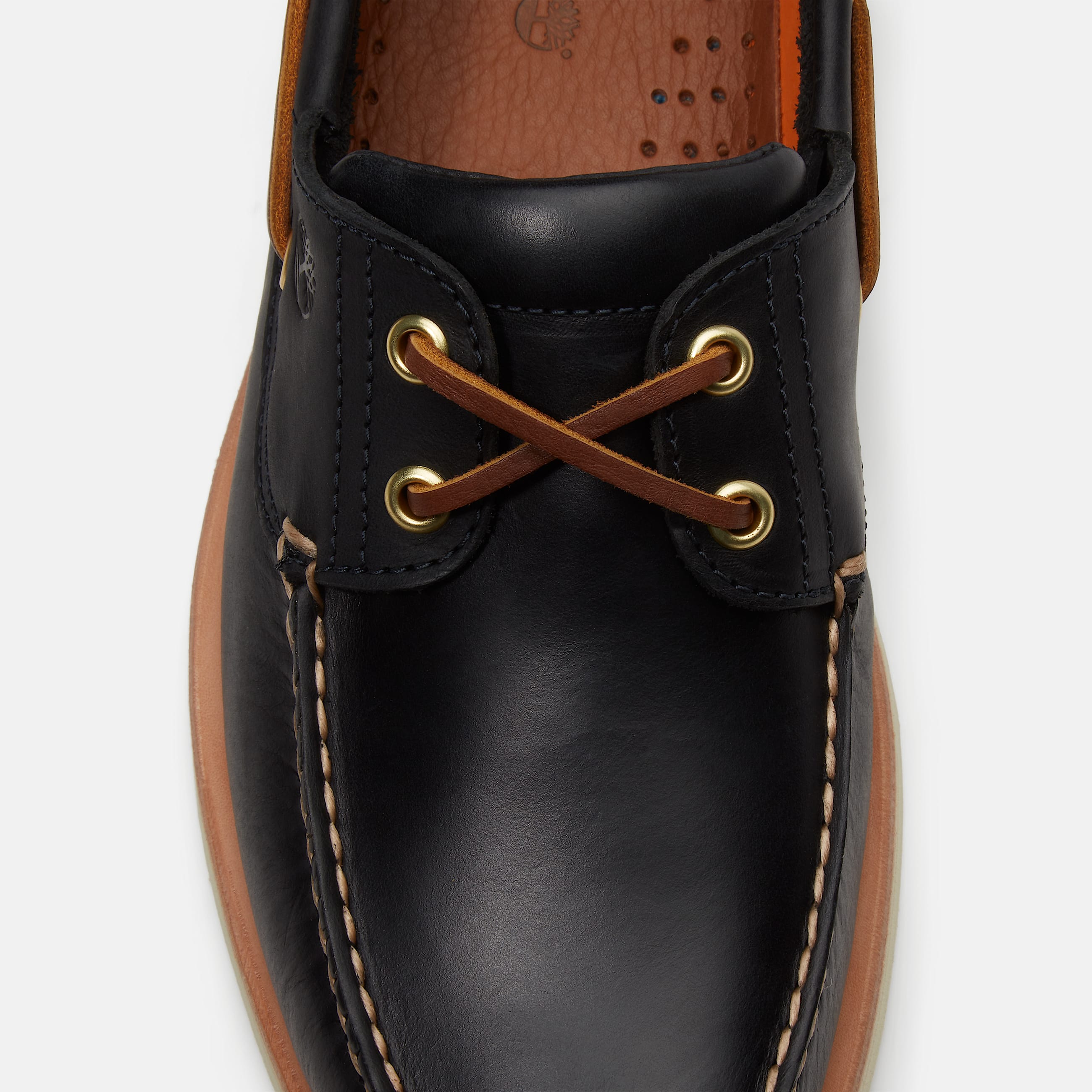 Crafted Boat Shoe for Men in Black TBL Black ALT7