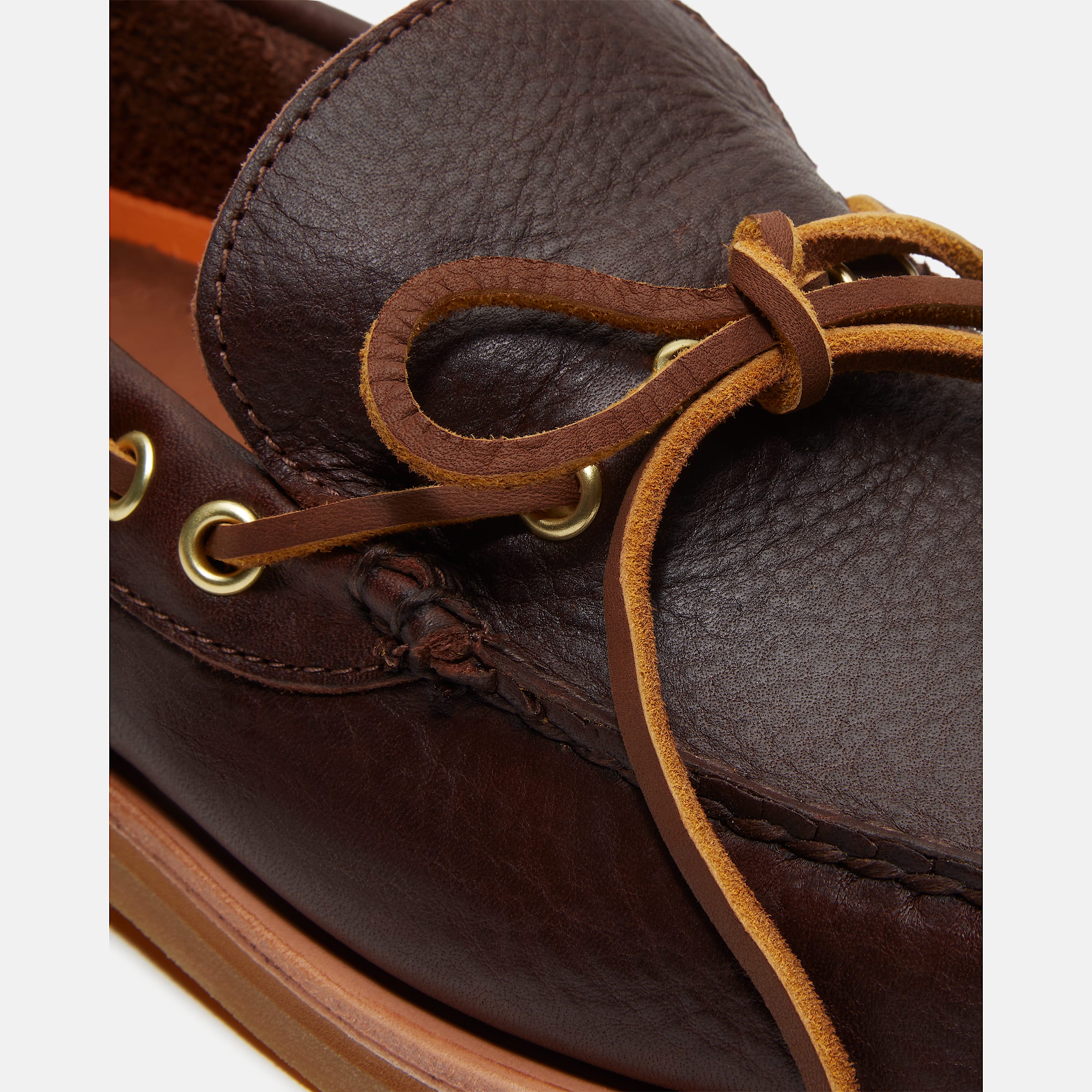 Chaussure bateau Crafted pour homme en marron fonc TBL marron ALT7