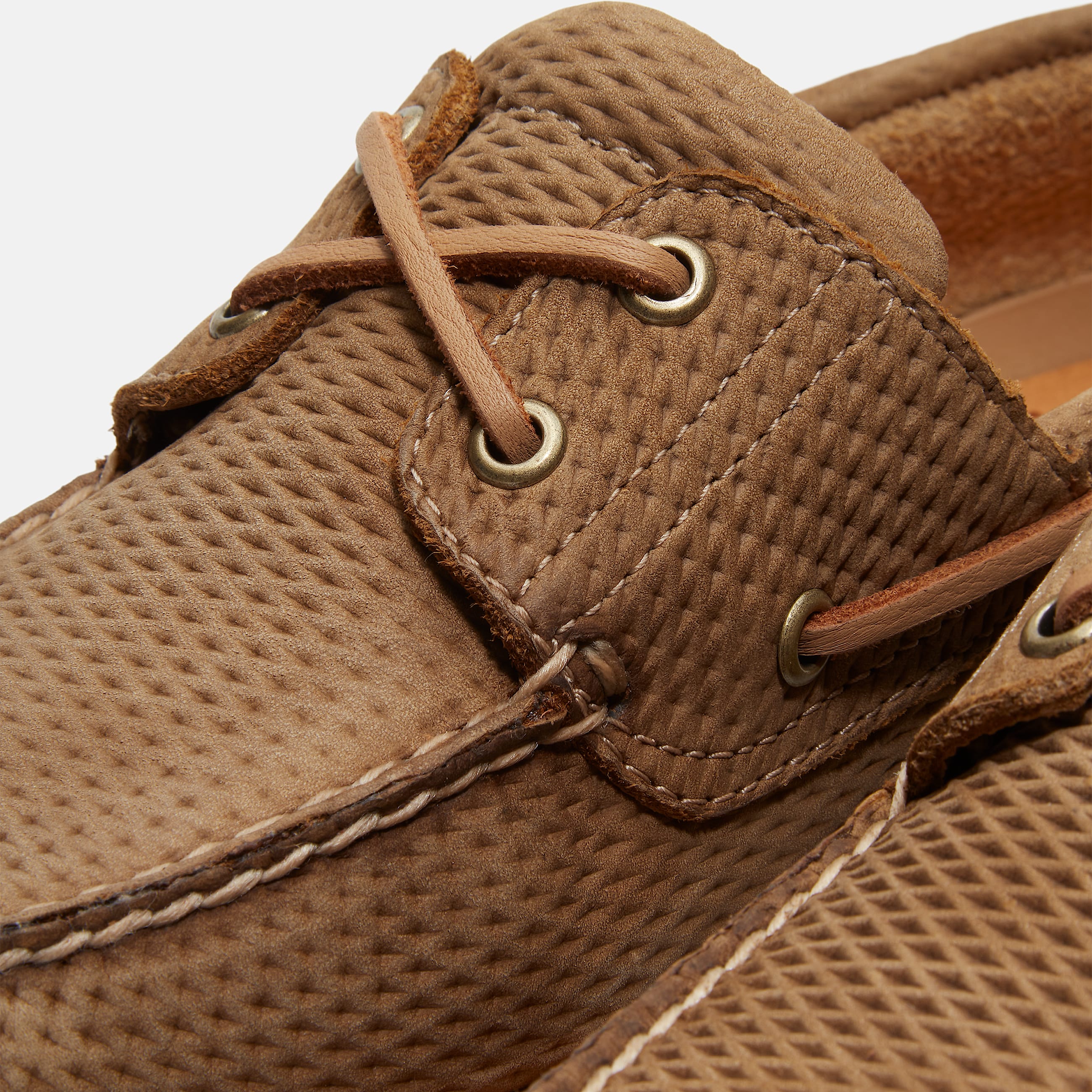 Lake House Classic 2Eye Boat Shoe for Men in Beige TBL Beige ALT7