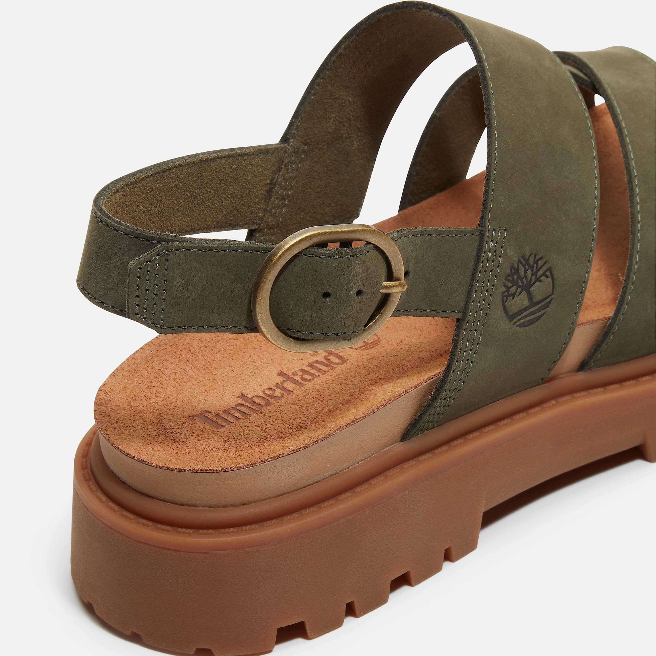 Clairemont Way Backstrap Sandal for Women in Dark Green TBL Green ALT7