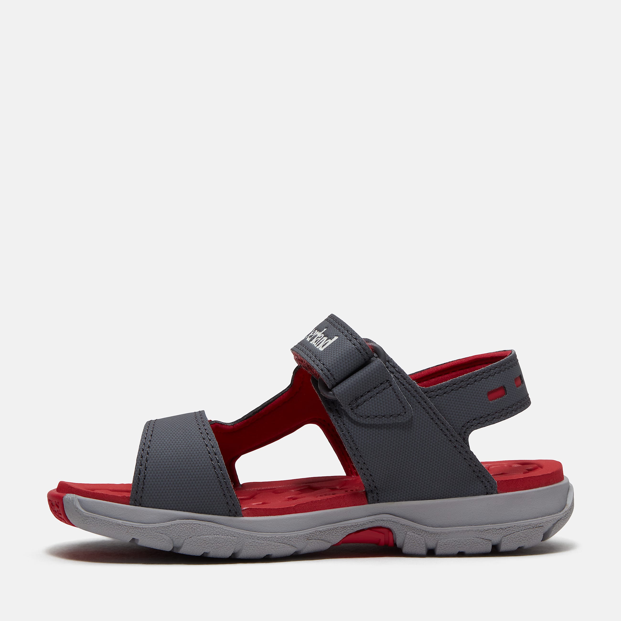 Moss Jump sandal med bagrem til unge i mrkegr TBL Gr ALT6