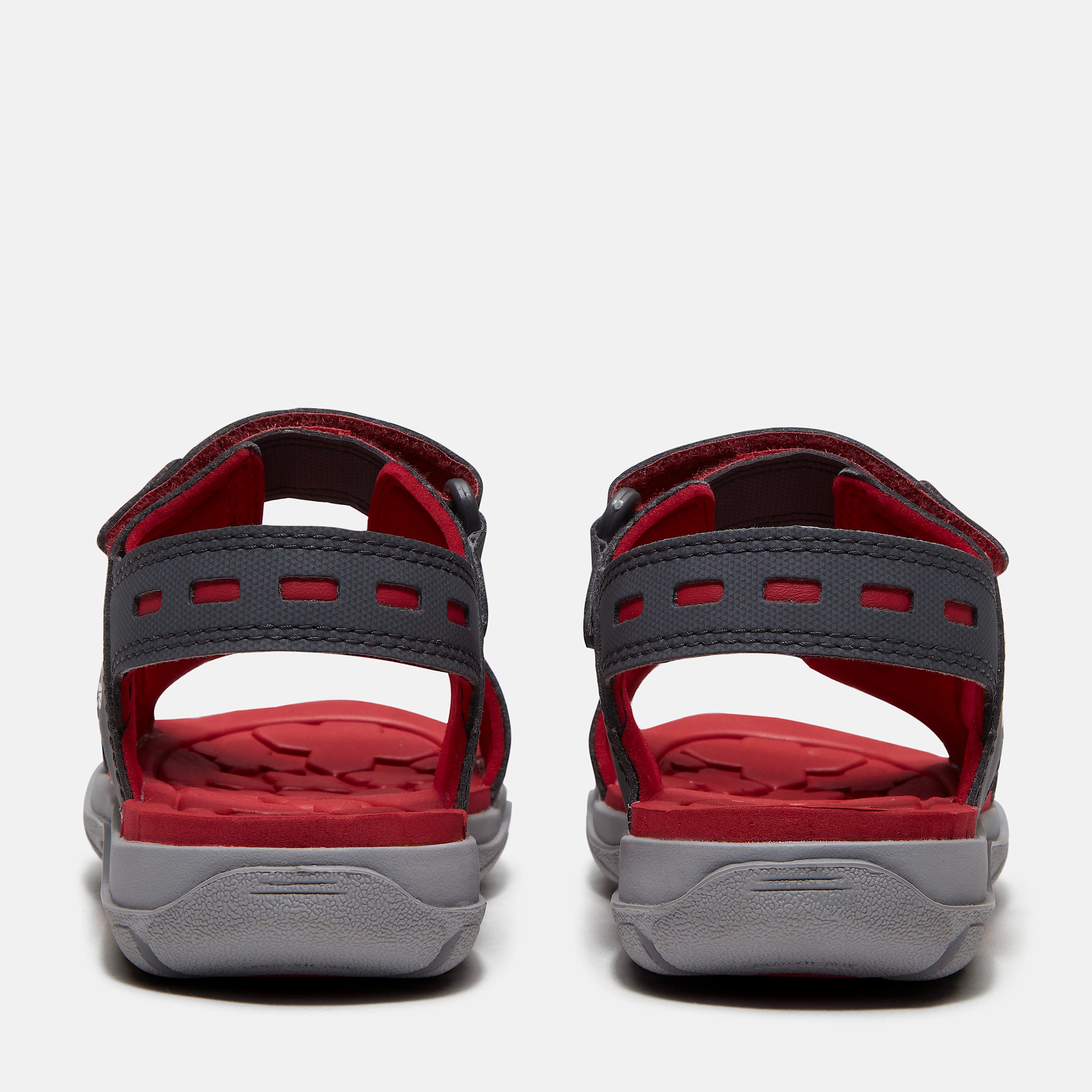 Moss Jump sandal med bagrem til unge i mrkegr TBL Gr ALT5