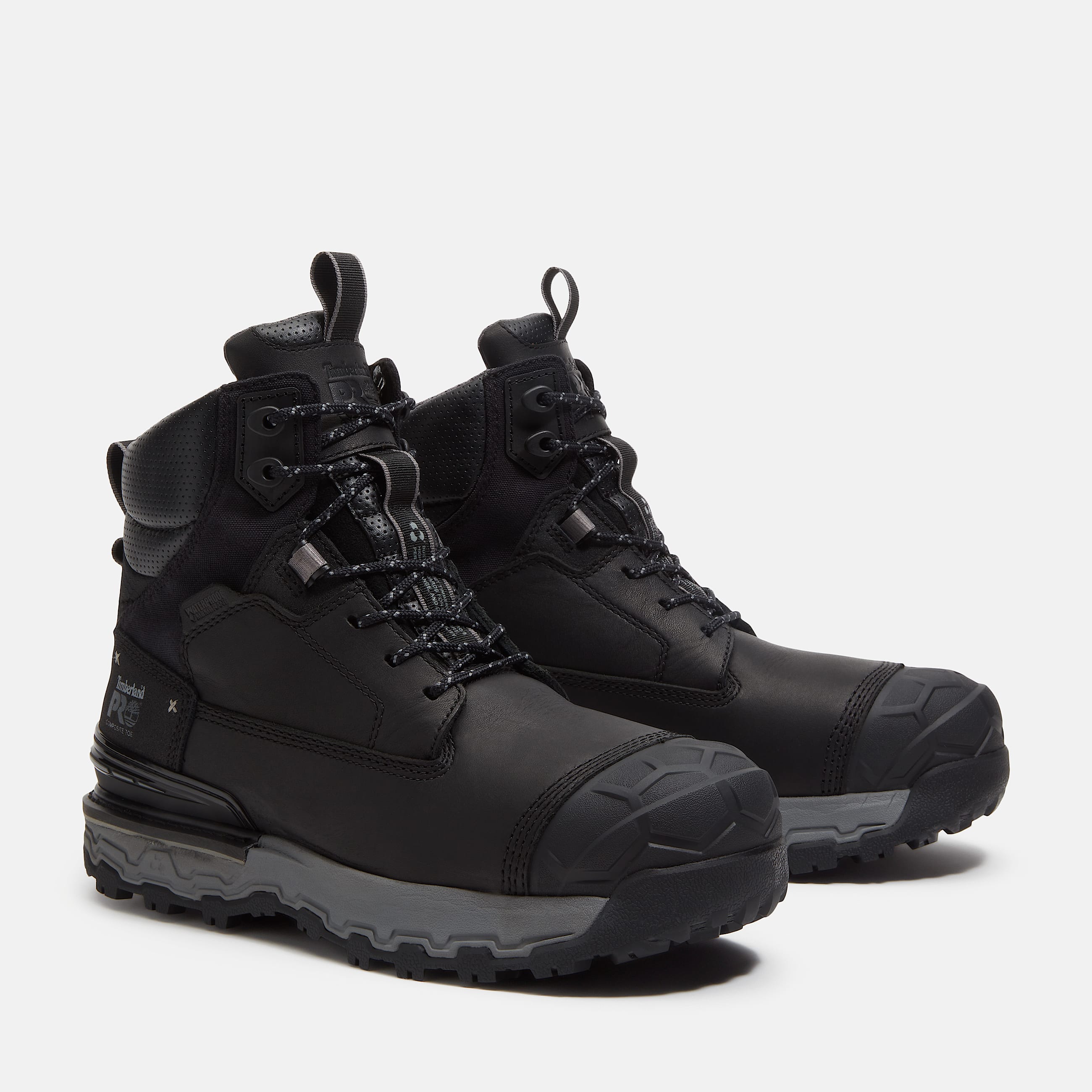 Bottine de scurit impermable et ultralgre  embout composite Boondock 6 pour homme en noir TBL noir ALT4