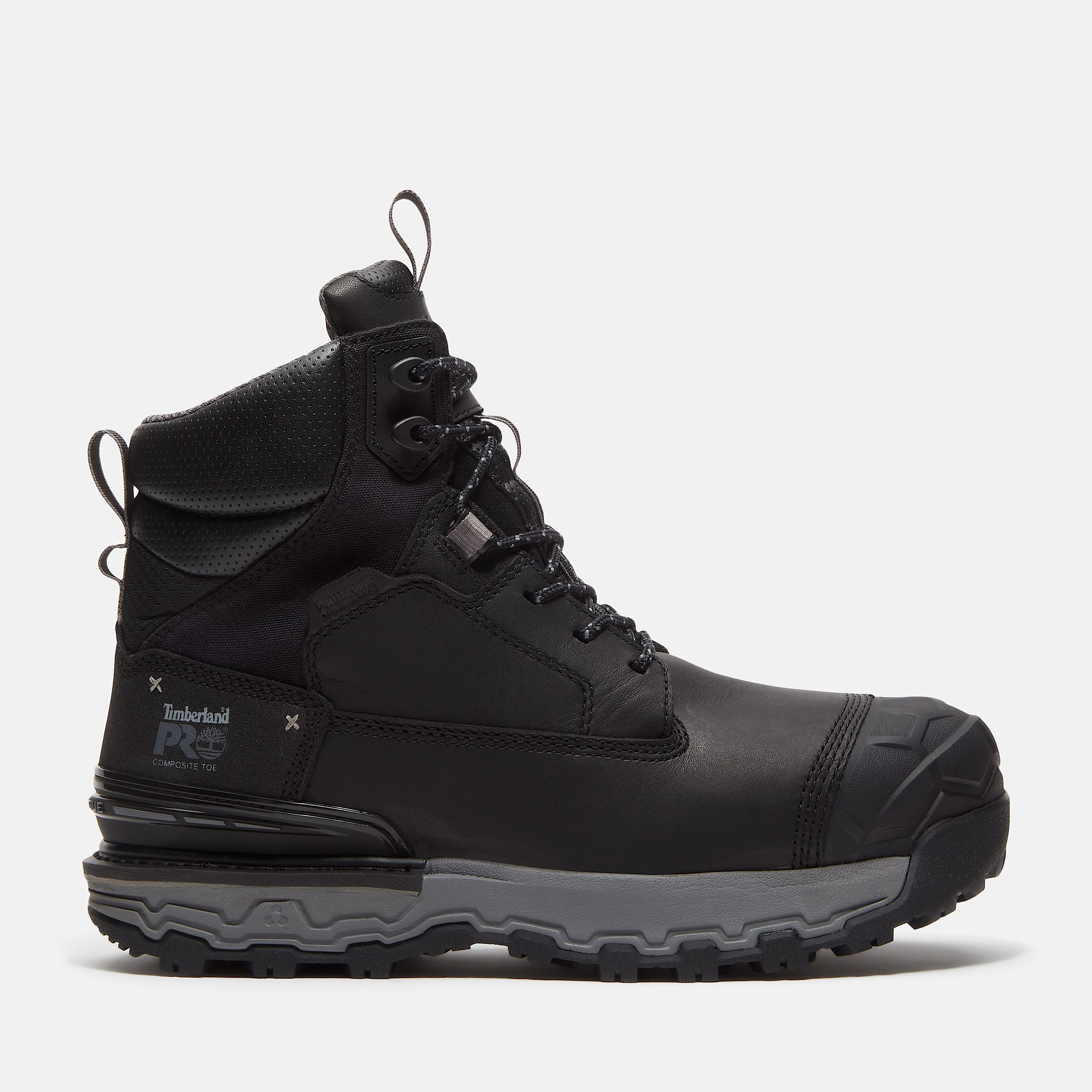 Boondock Ultralight 6 CompositeToe Waterproof Insulated Work Boot for Men in Black TBL Black HERO