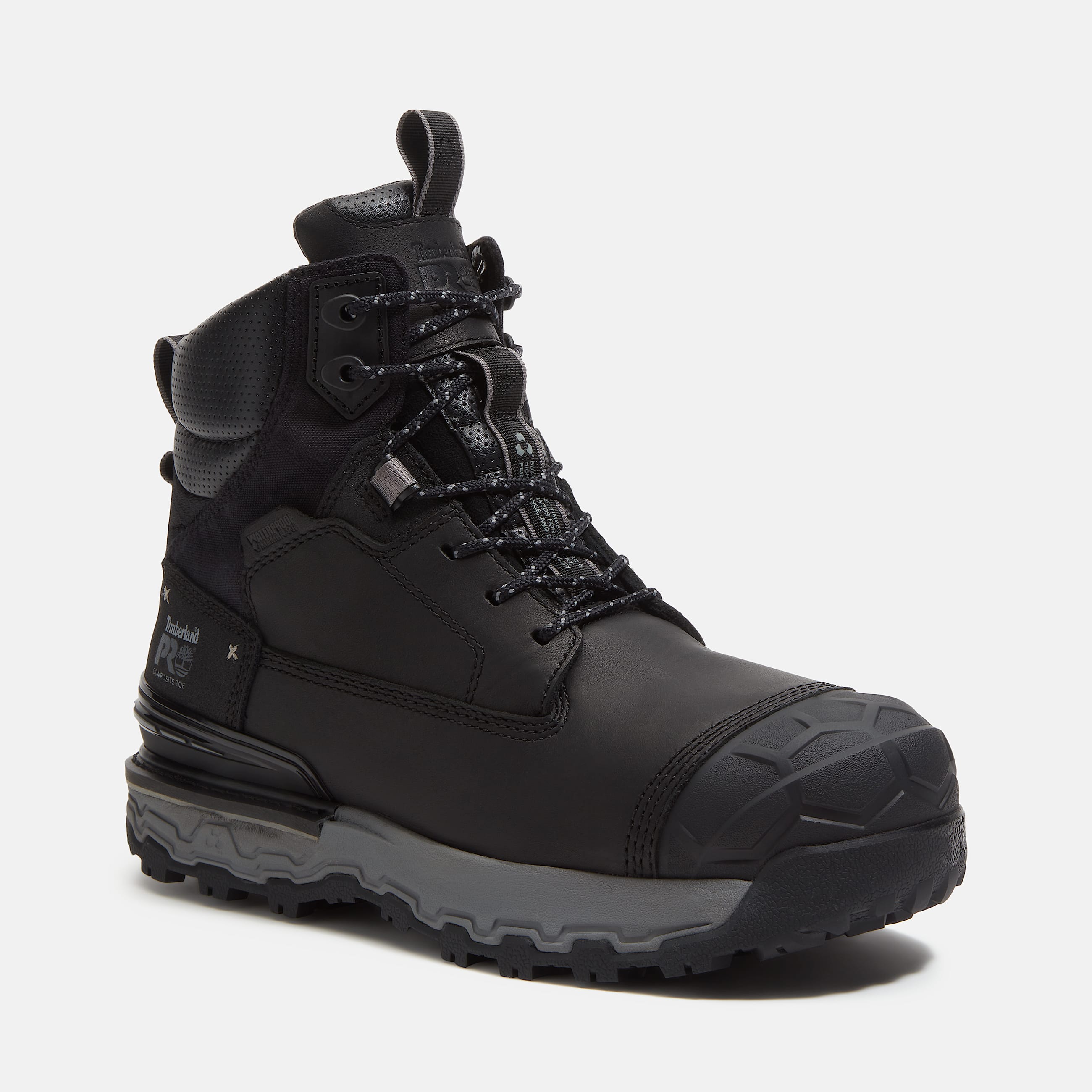 Bottine de scurit impermable et ultralgre  embout composite Boondock 6 pour homme en noir TBL noir ALT13