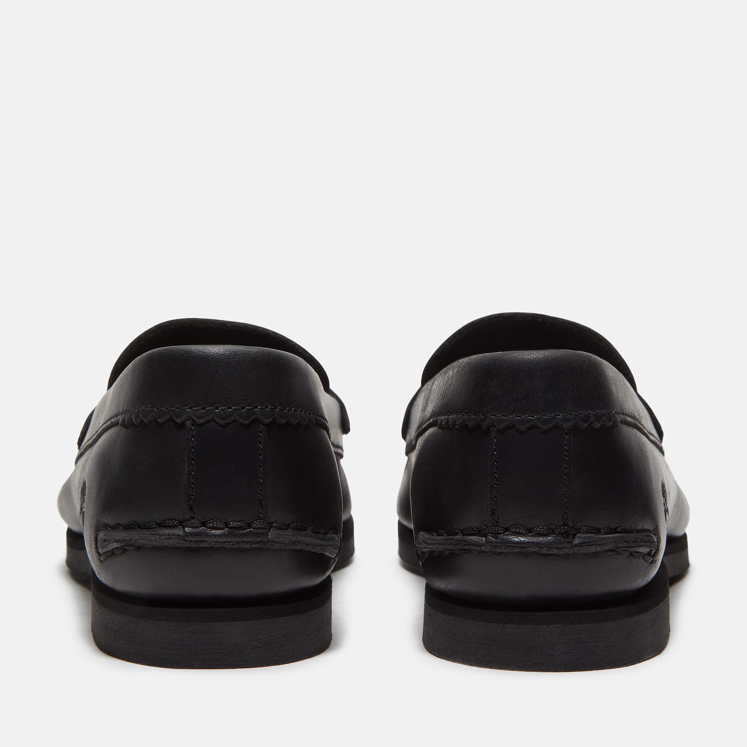 Klassischer SliponBootsschuh fr Damen in Schwarz TBL Schwarz ALT5