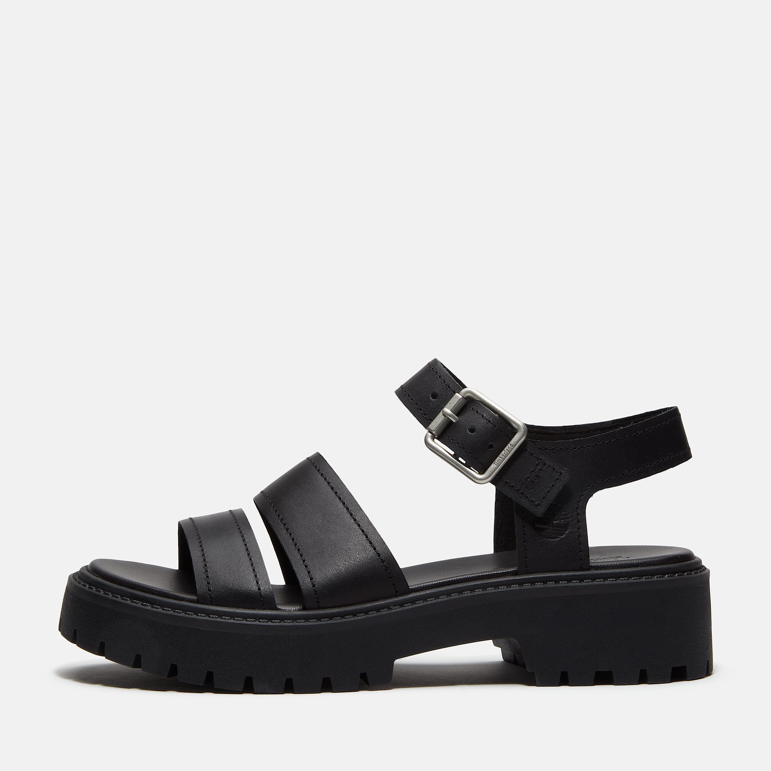 Stone Street PlateauSandale mit Fersenriemen fr Damen in Schwarz TBL Schwarz ALT9