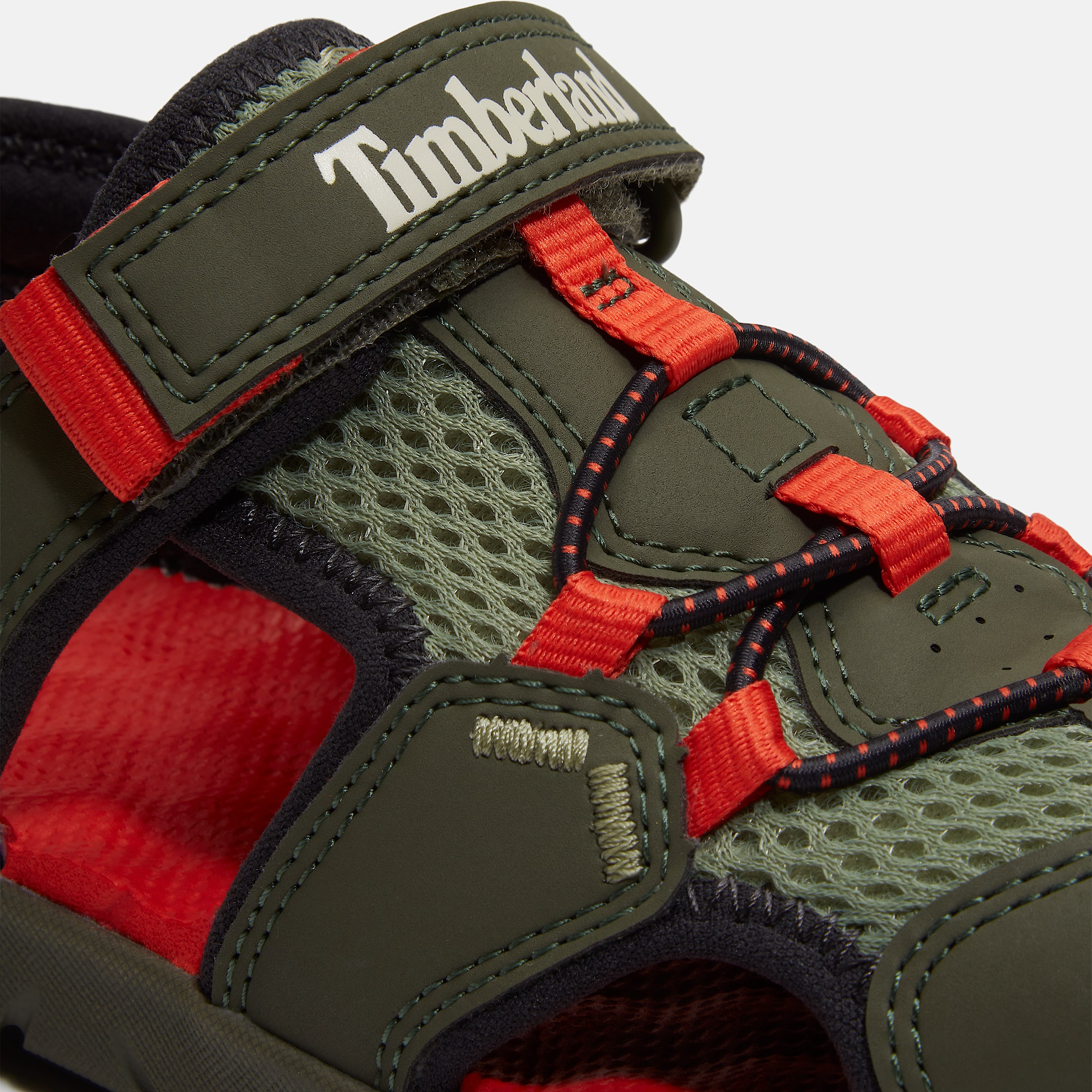 Perkins Row Fisherman Sandal for Youth in Dark Green TBL Green ALT7