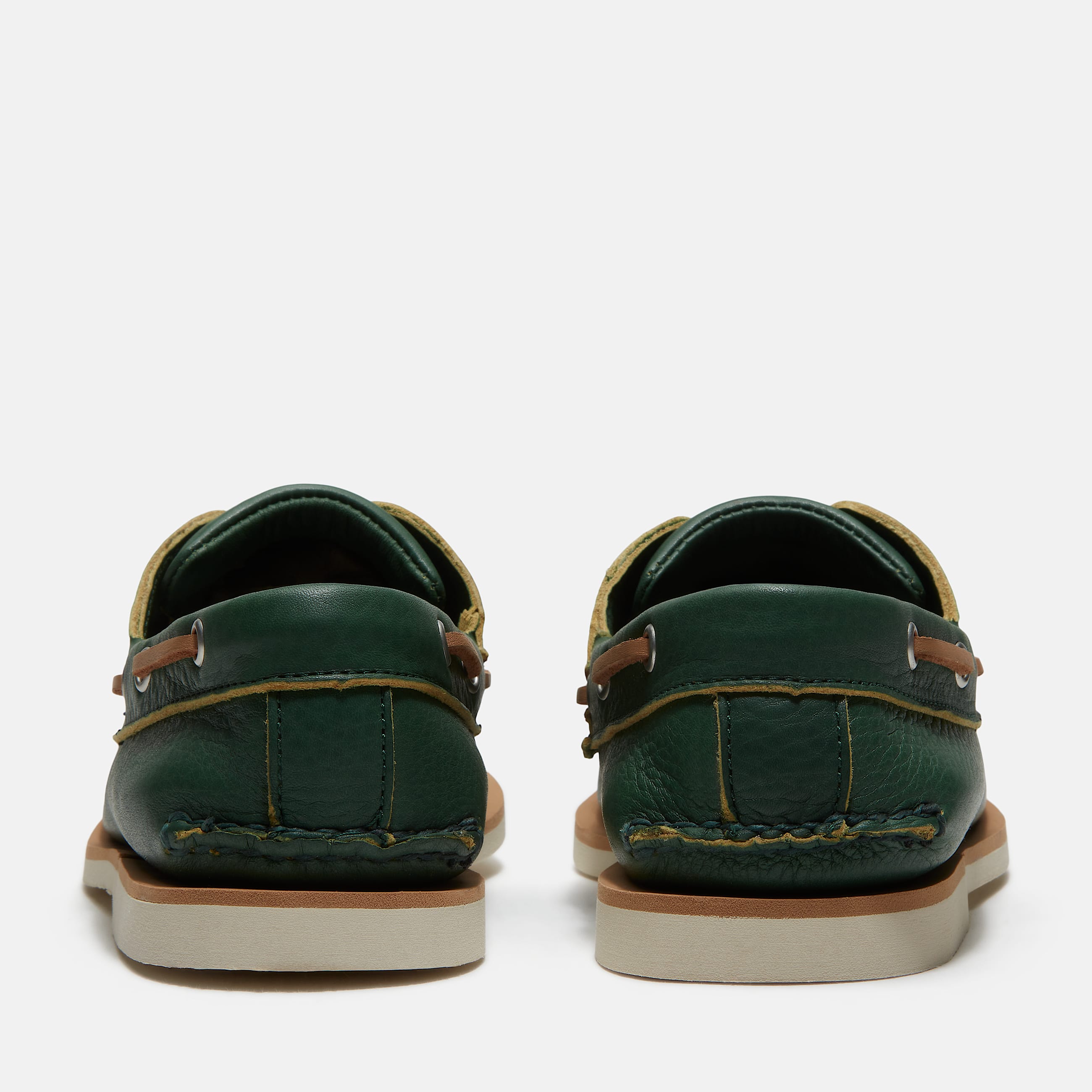 Lake House Classic 2Eye Boat Shoe for Men in Green TBL Green ALT5