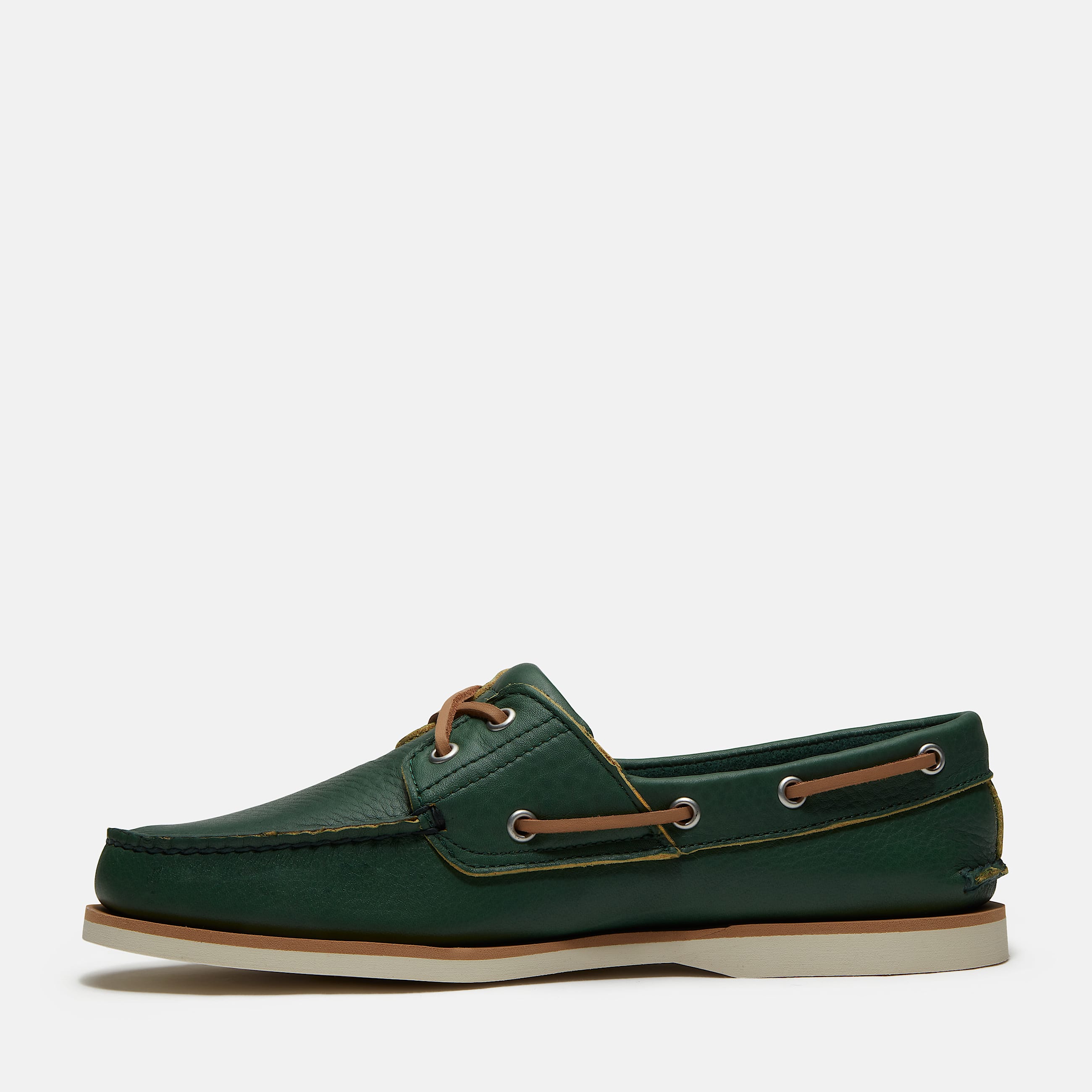 Lake House Classic 2Eye Boat Shoe for Men in Green TBL Green ALT6
