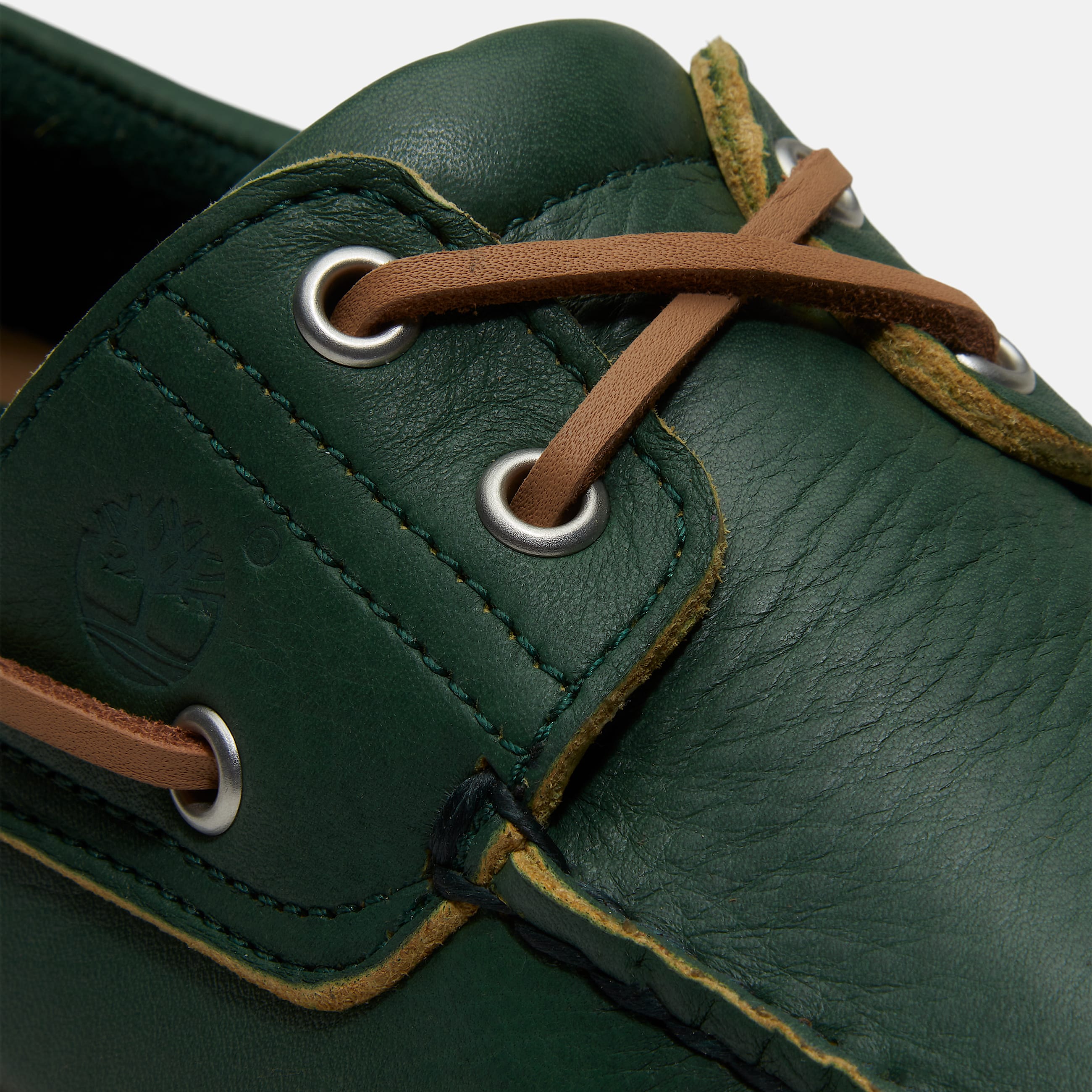 Lake House Classic 2Eye Boat Shoe for Men in Green TBL Green ALT7