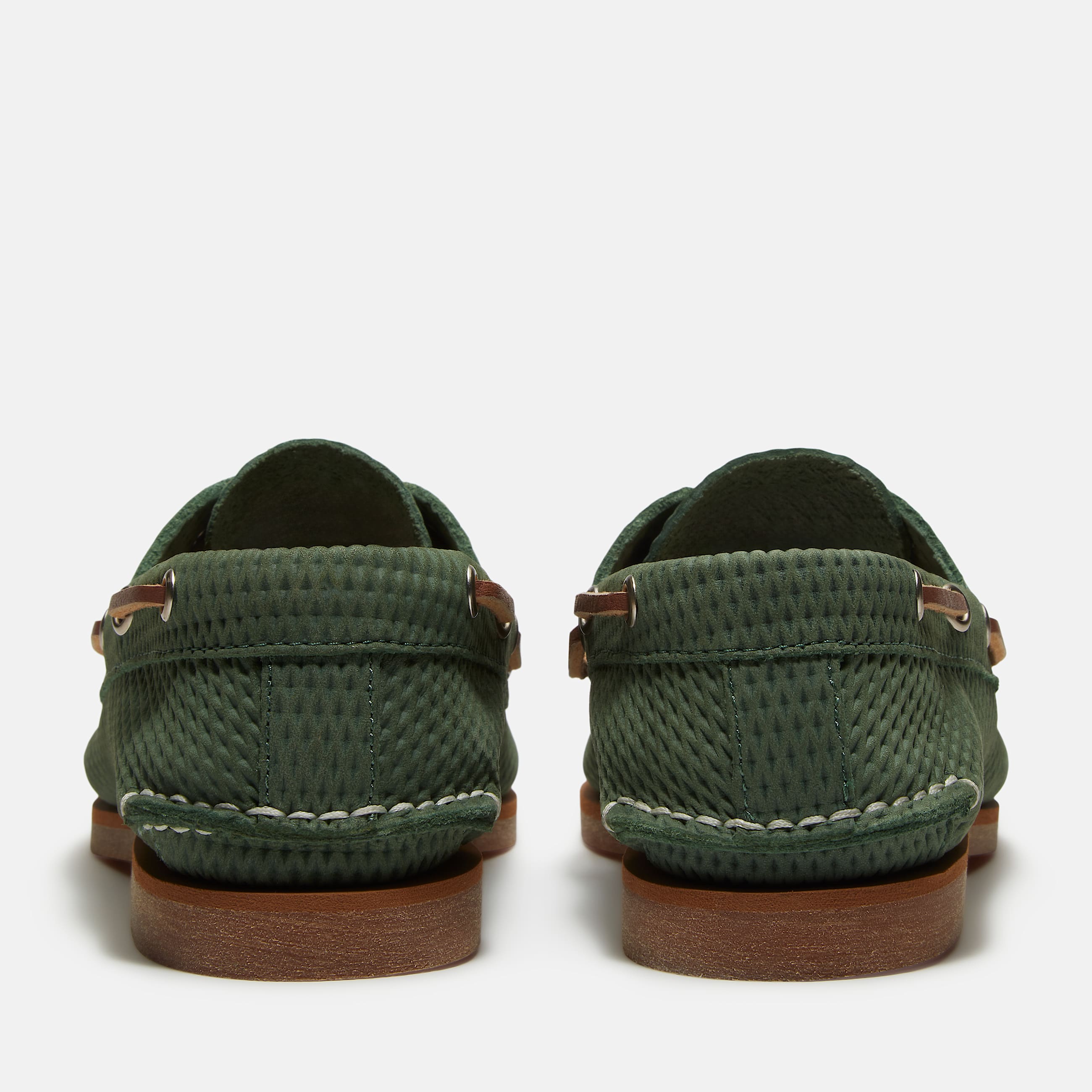 Timberland Classic Boat Shoe for Women in Green TBL Green ALT5