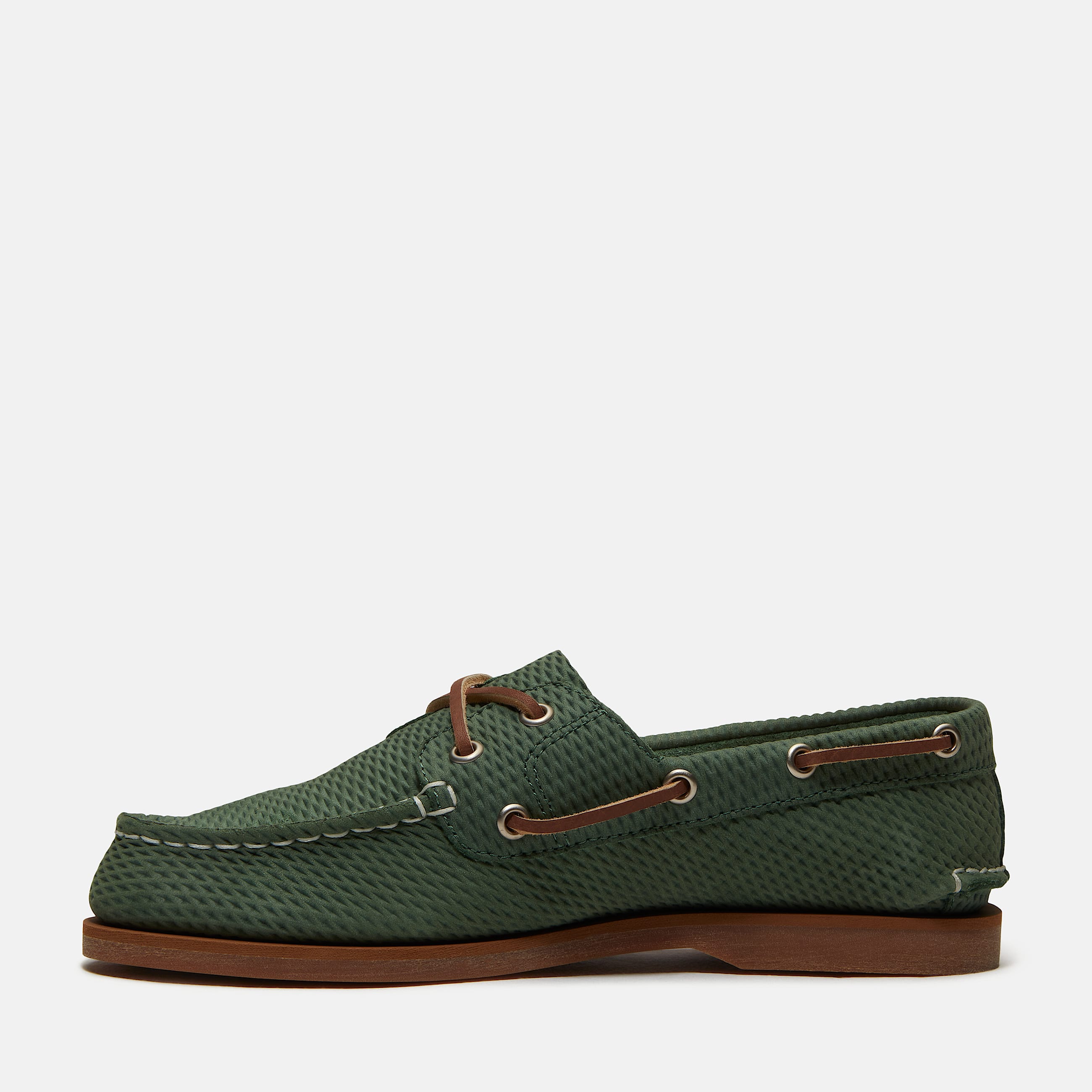 Timberland Classic Boat Shoe for Women in Green TBL Green ALT6