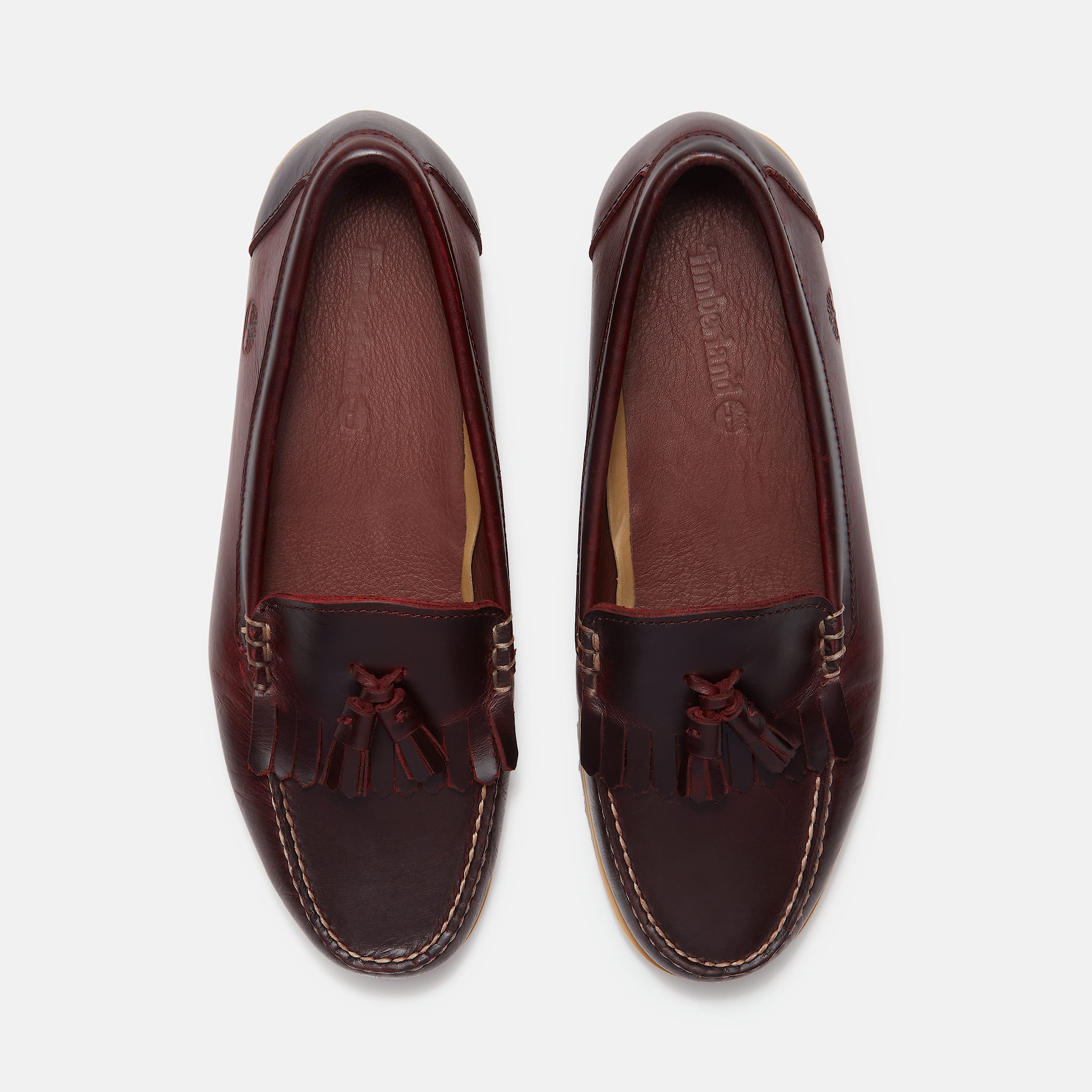 All Gender Timberland Authentic Kiltie Loafer in Burgunderrot TBL Burgunderrot ALT2