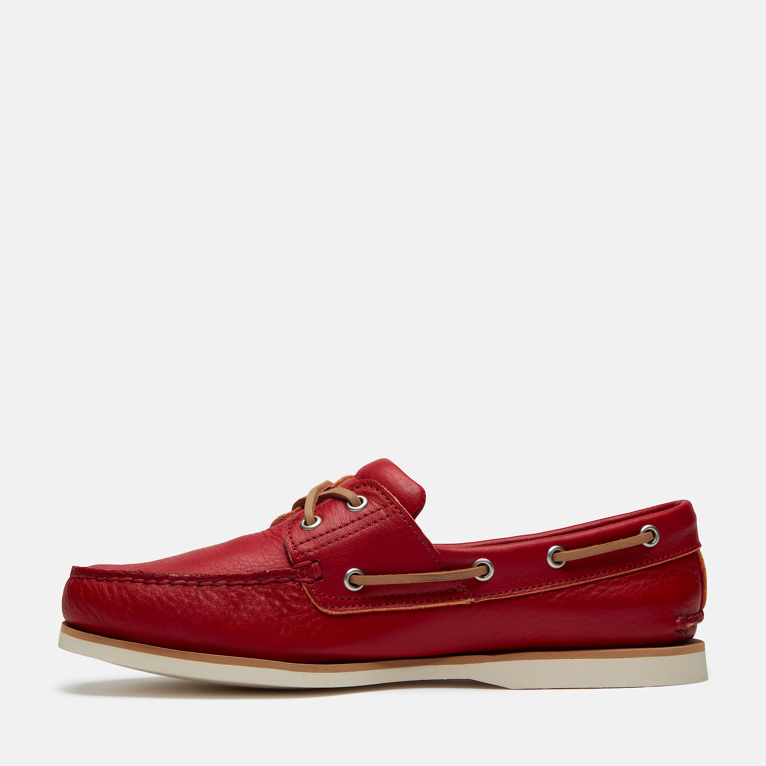 Lake House Classic 2Eye Boat Shoe for Men in Red TBL Red ALT6