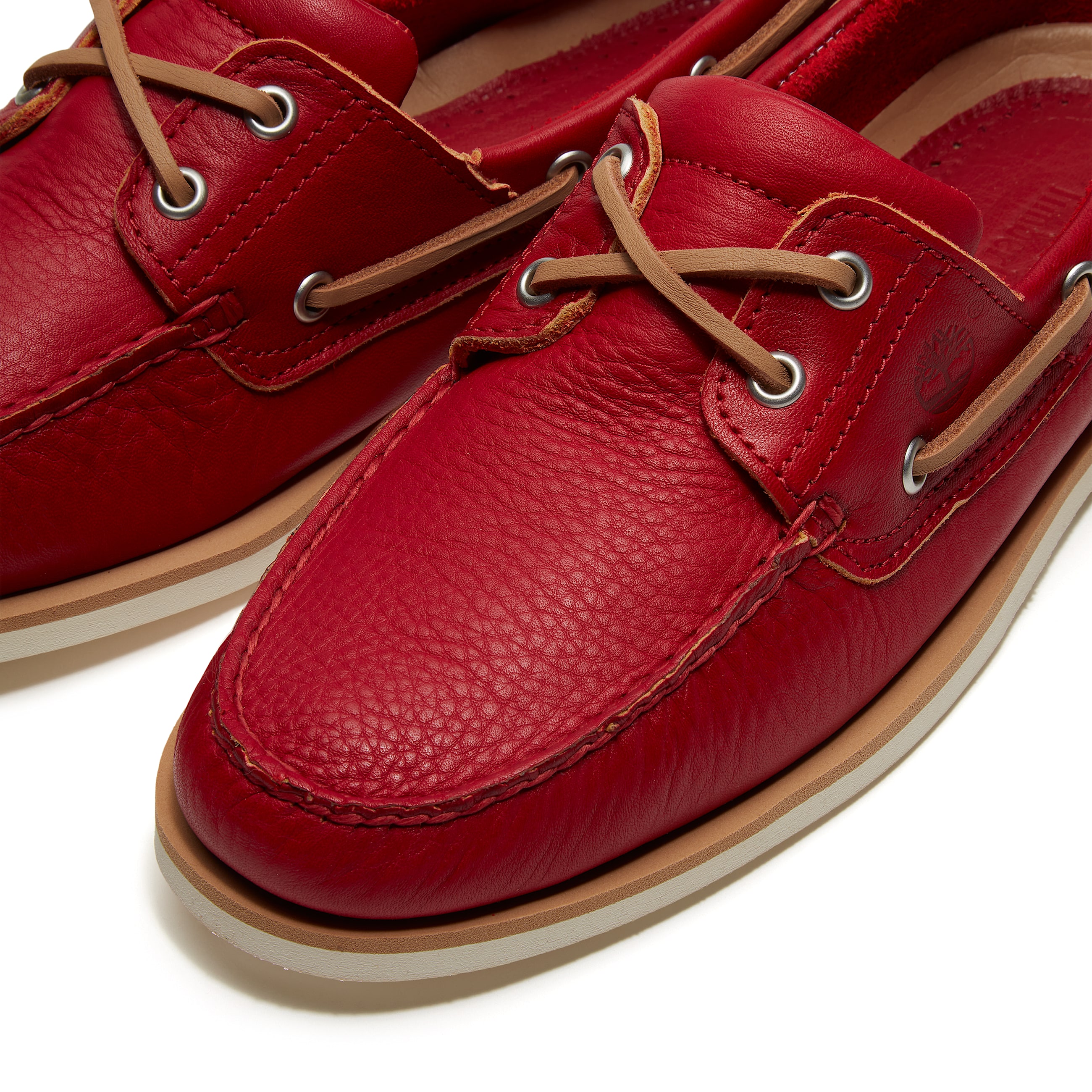 Lake House Classic 2Eye Boat Shoe for Men in Red TBL Red ALT8