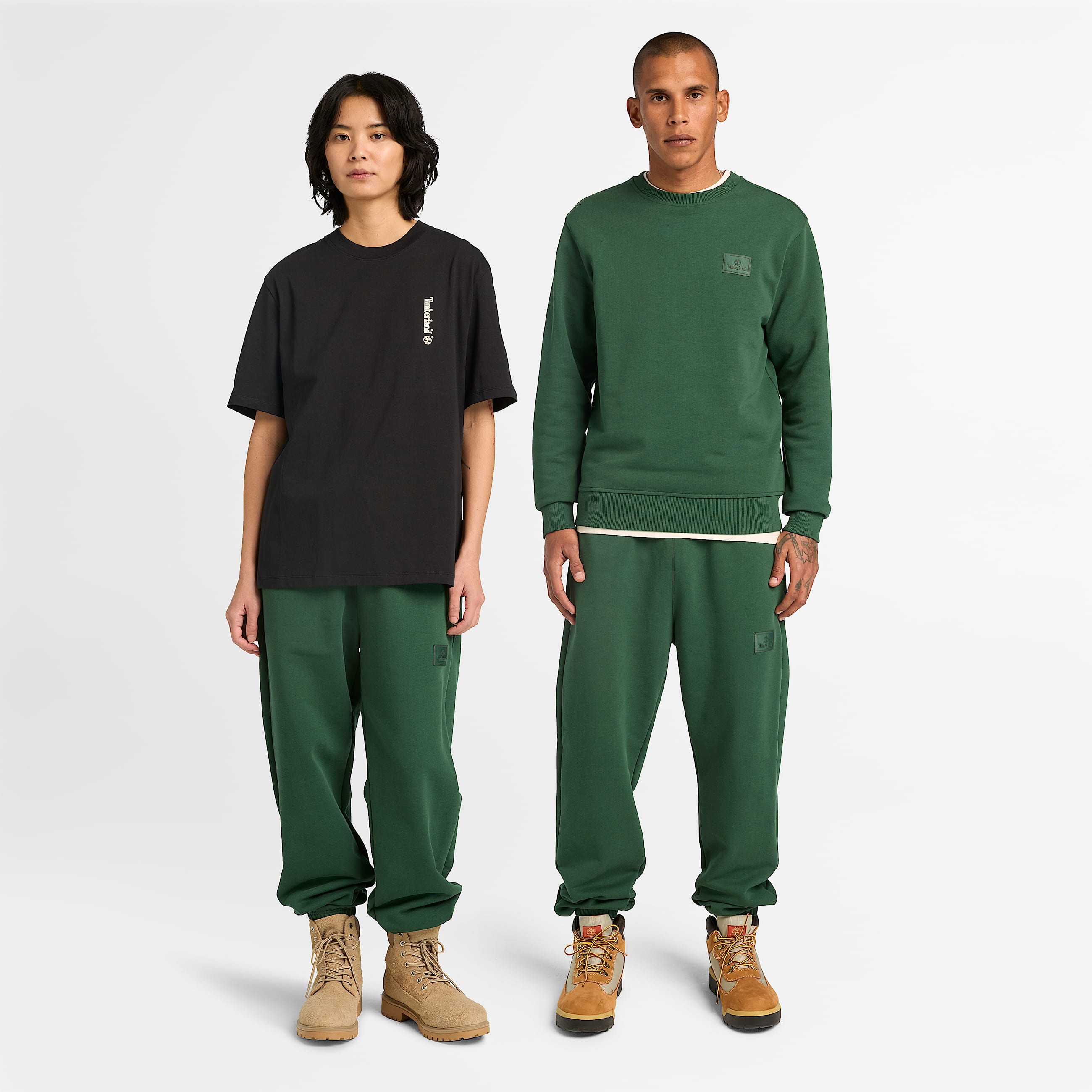 All Gender Jogginghose mit Silikonaufnher in Dunkelgrn TBL Grn ALT1