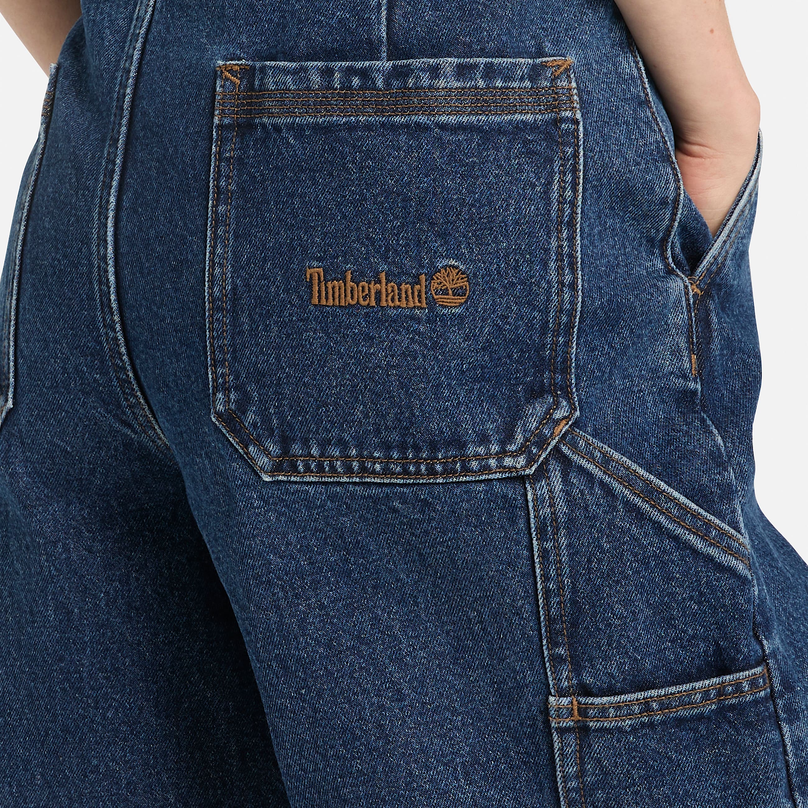 All Gender Denim Carpenter Short in Blue TBL Blue ALT4