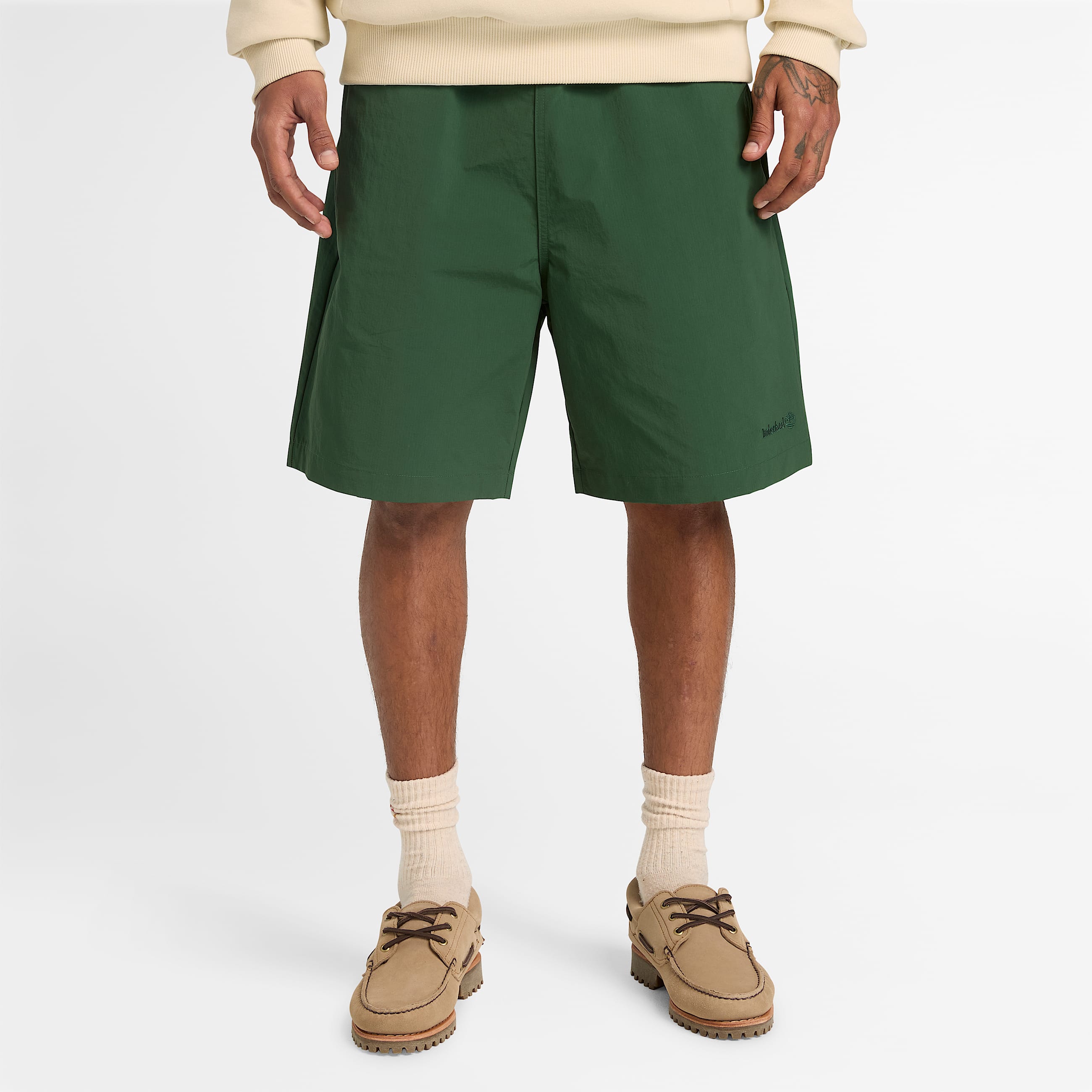 All Gender Lightweight Short in Dark Green TBL Green ALT3