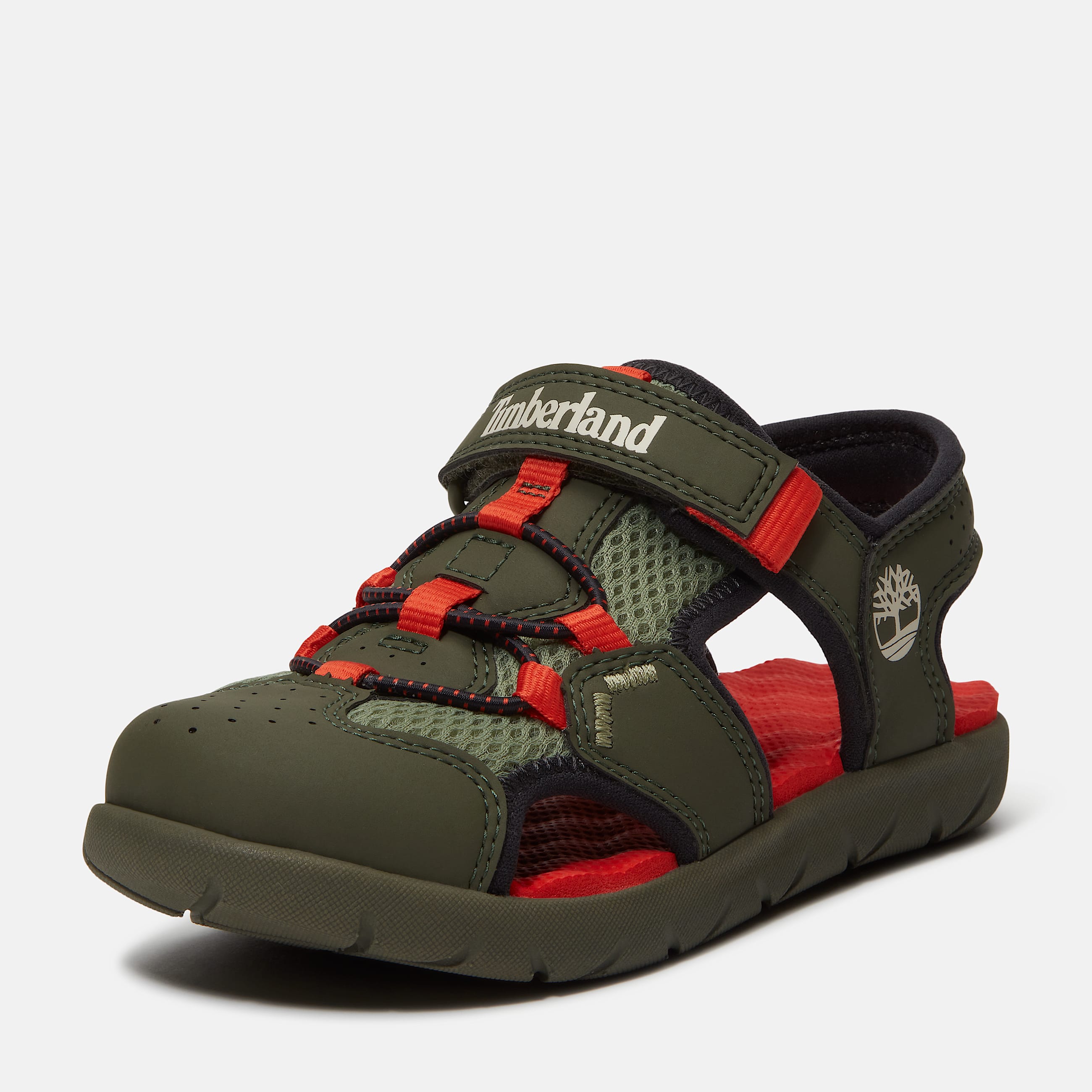 Perkins Row Fisherman Sandal for Toddler in Dark Green TBL Green ALT9