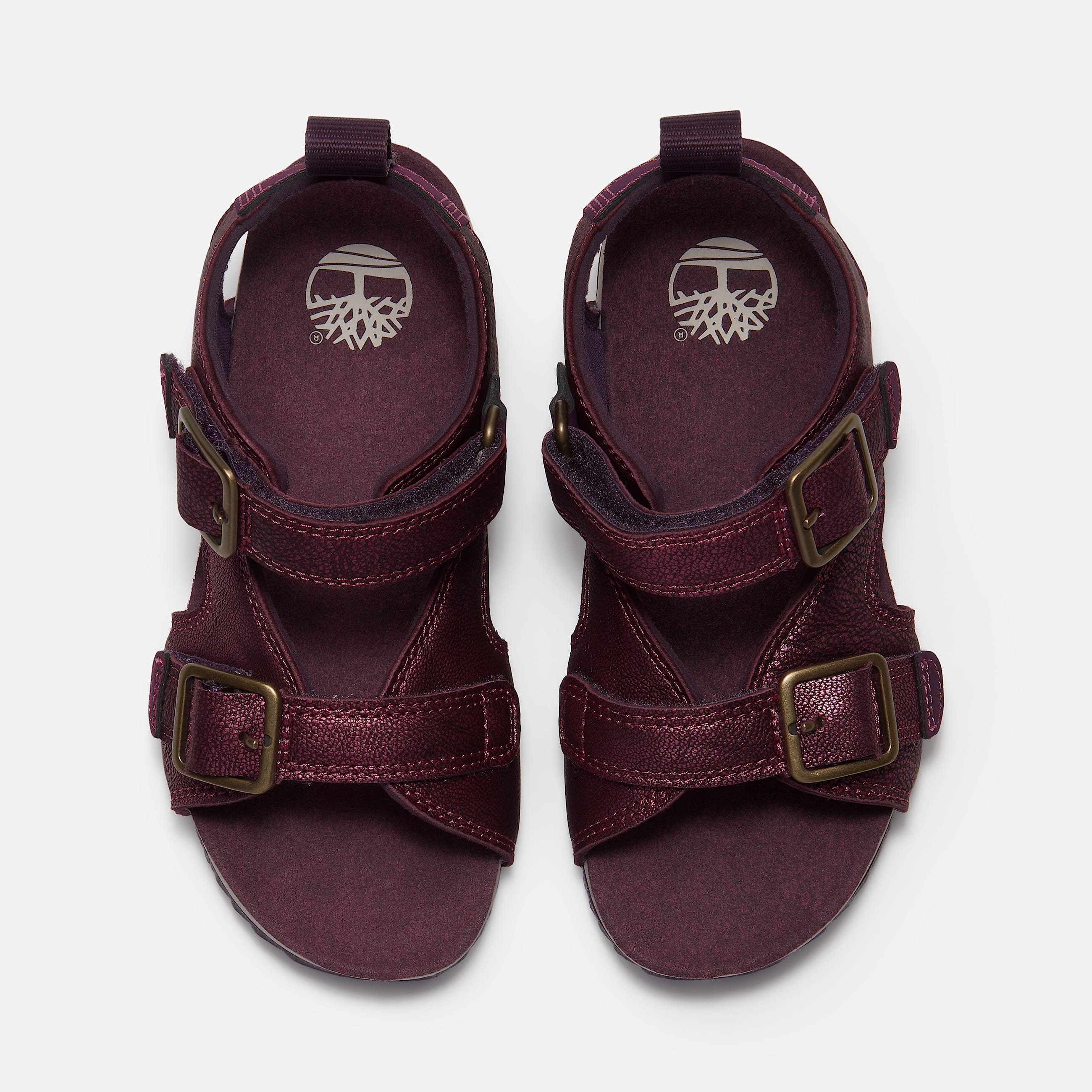 Castle Island Backstrap Sandal for Junior in Purple TBL Purple ALT2