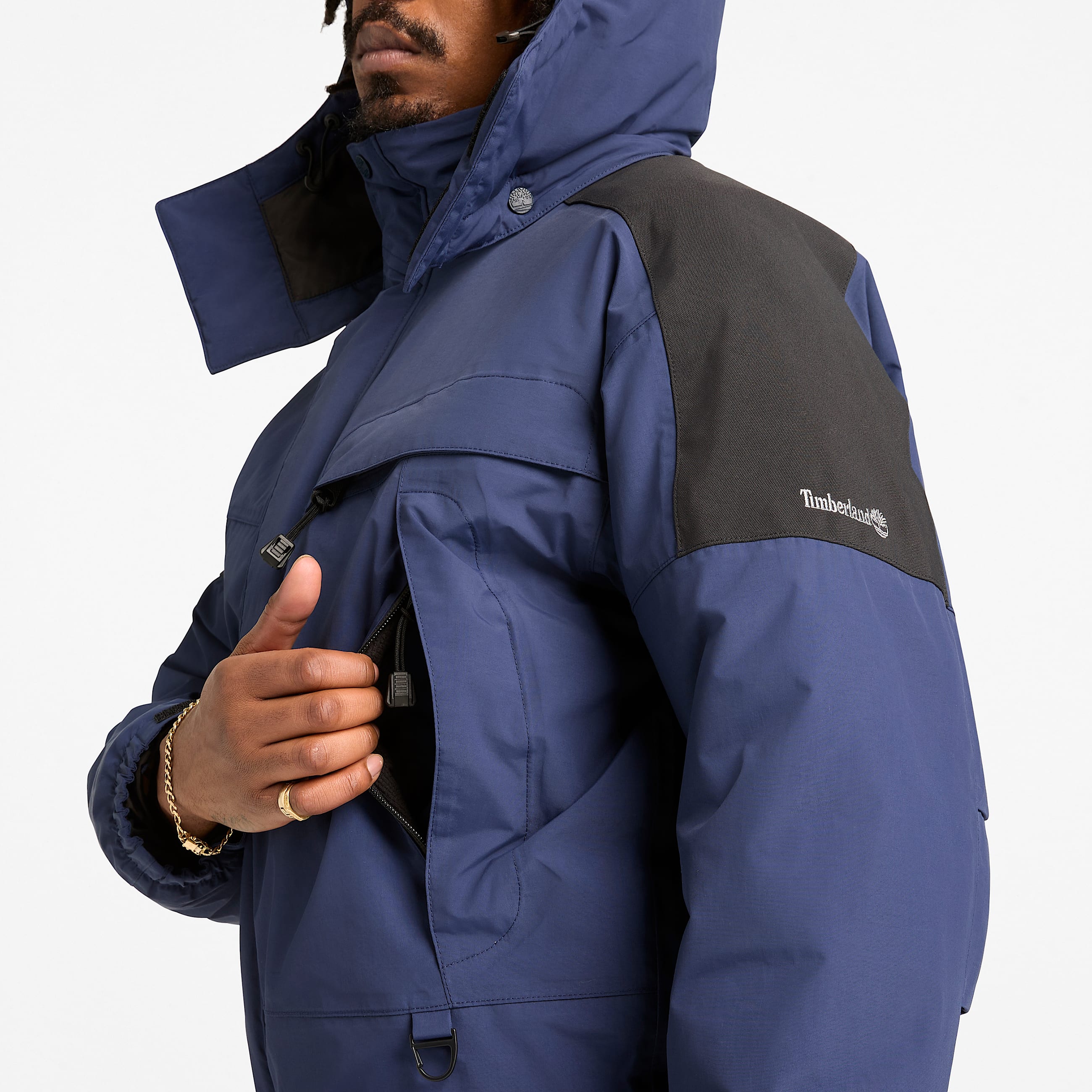 Veste de pluie impermable Granite State pour homme en bleu marinenoir TBL bleu marine ALT5