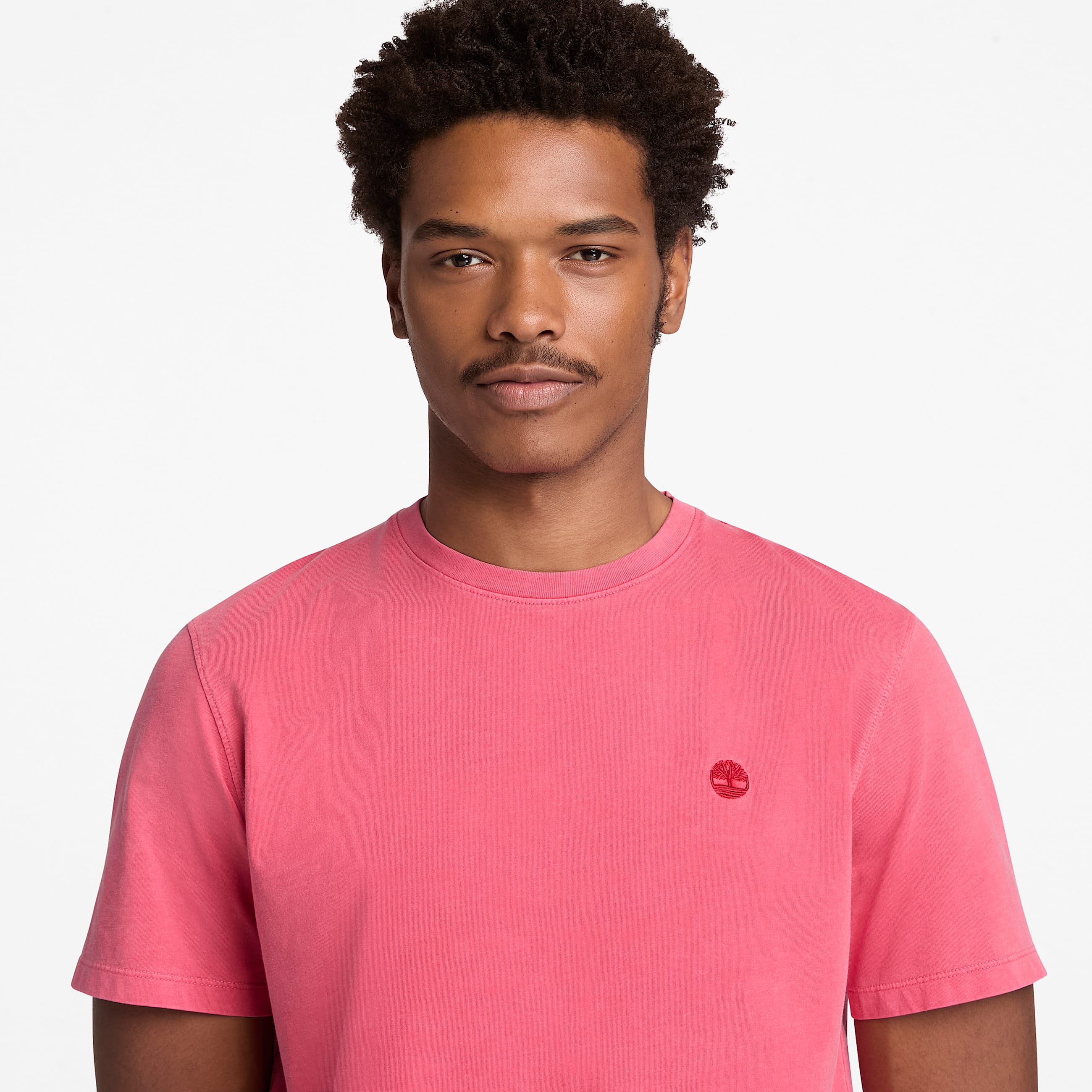 Stckgefrbtes Dunstan River TShirt fr Herren in Rot TBL Rot ALT3