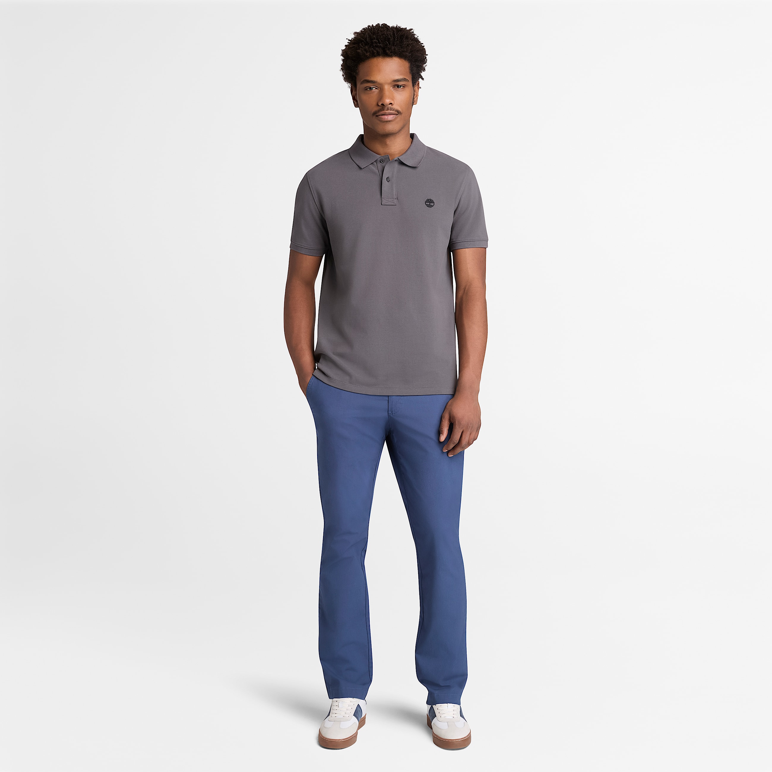 Kurzrmeliges Millers River PiquPolohemd fr Herren in Schwarz TBL Schwarz ALT2