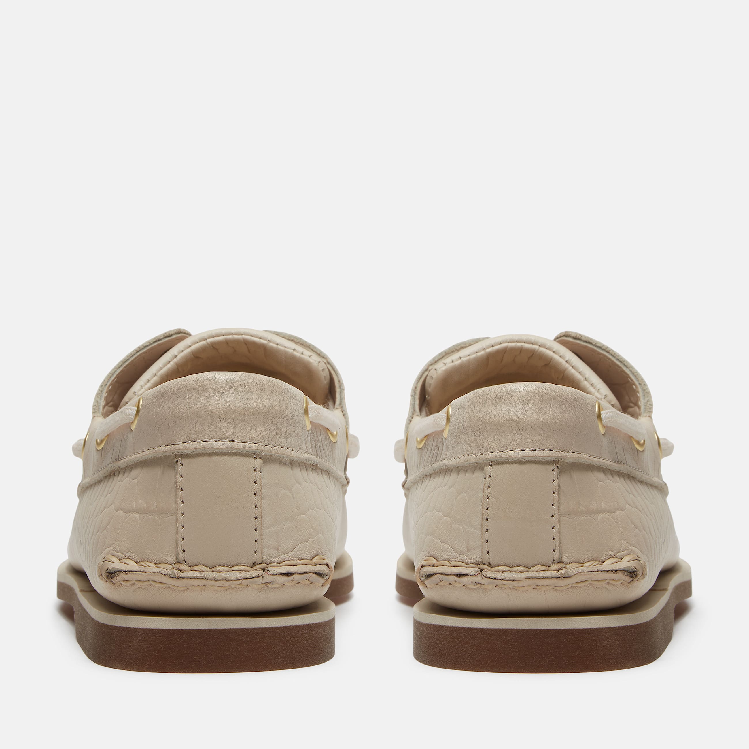 Classic 2Eye Boat Shoe for Men in Beige TBL Beige ALT5