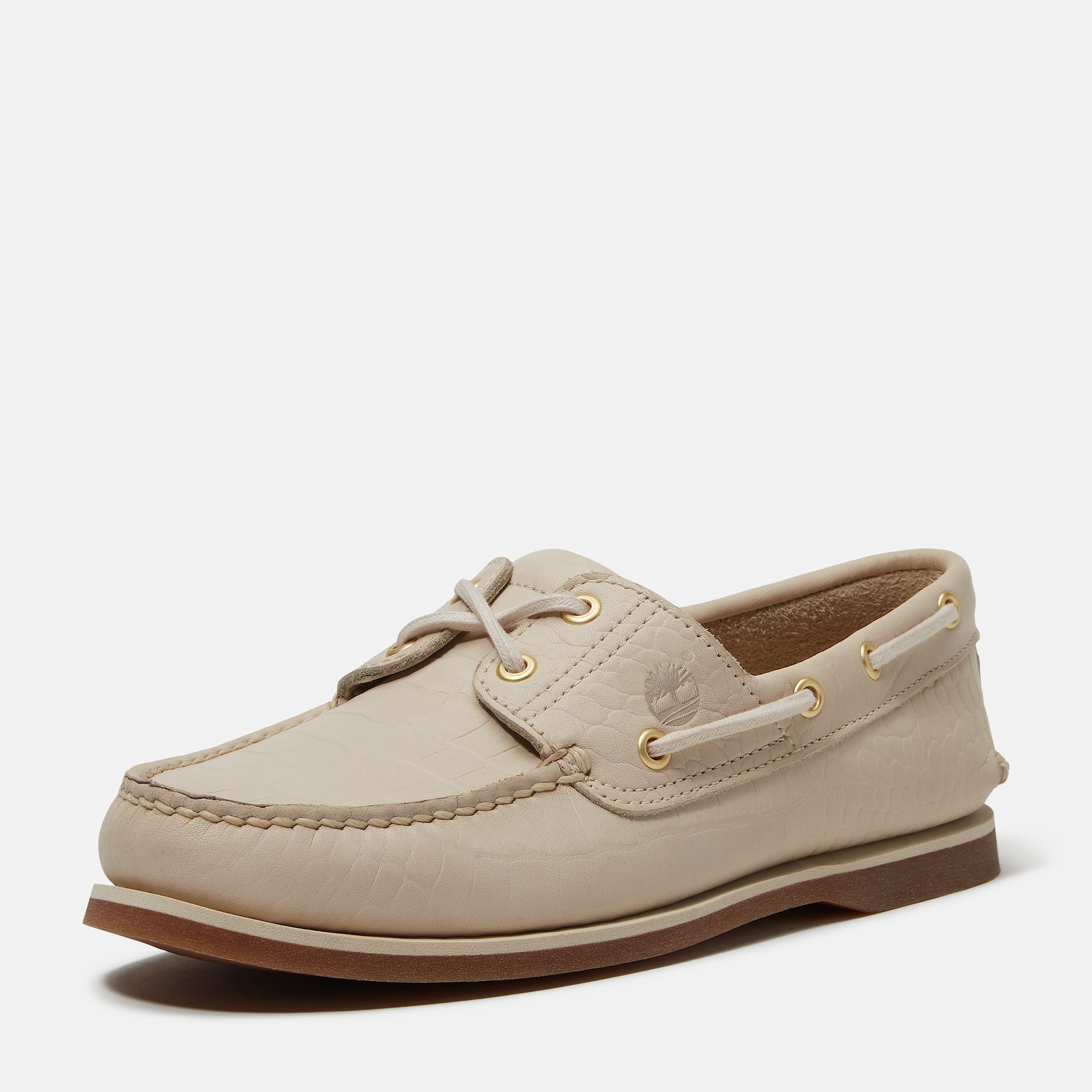 Classic 2Eye Boat Shoe for Men in Beige TBL Beige ALT10