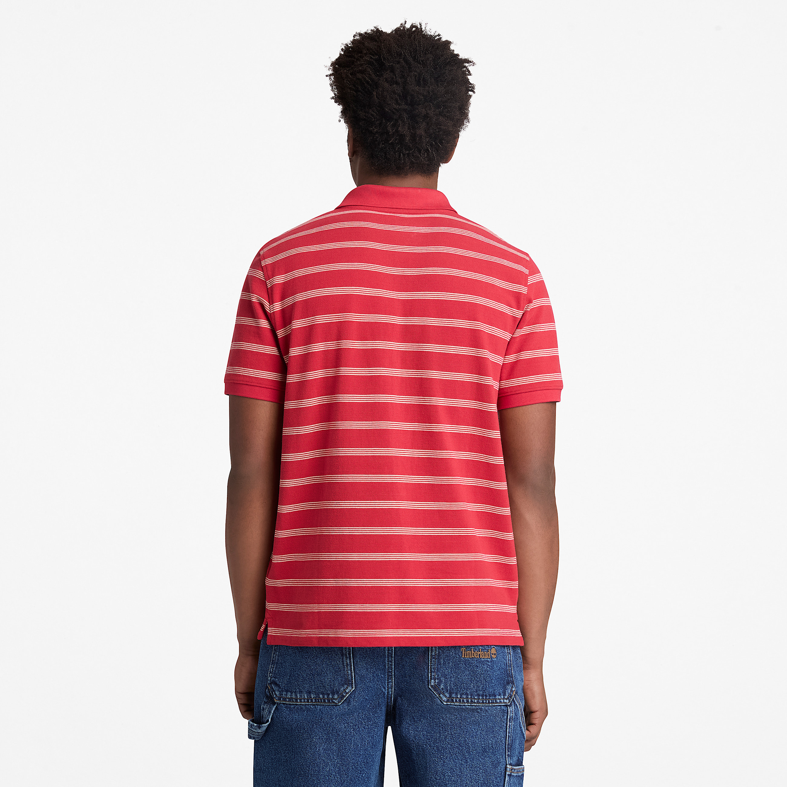 Polo ray  manches courtes Millers River pour homme en Rouge TBL rouge ALT8