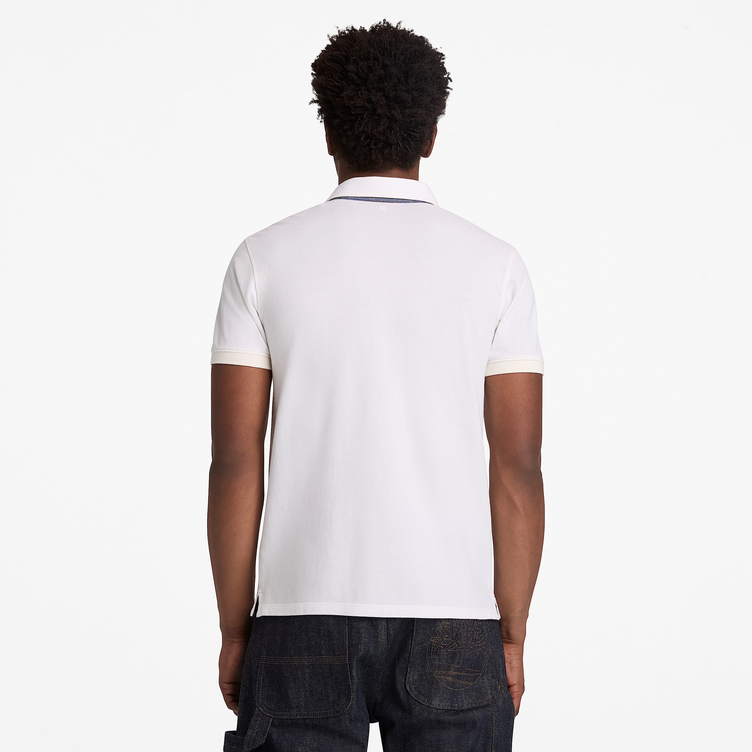 Kurzrmeliges Baboosic Brook OxfordPolohemd fr Herren in Wei TBL Wei ALT8