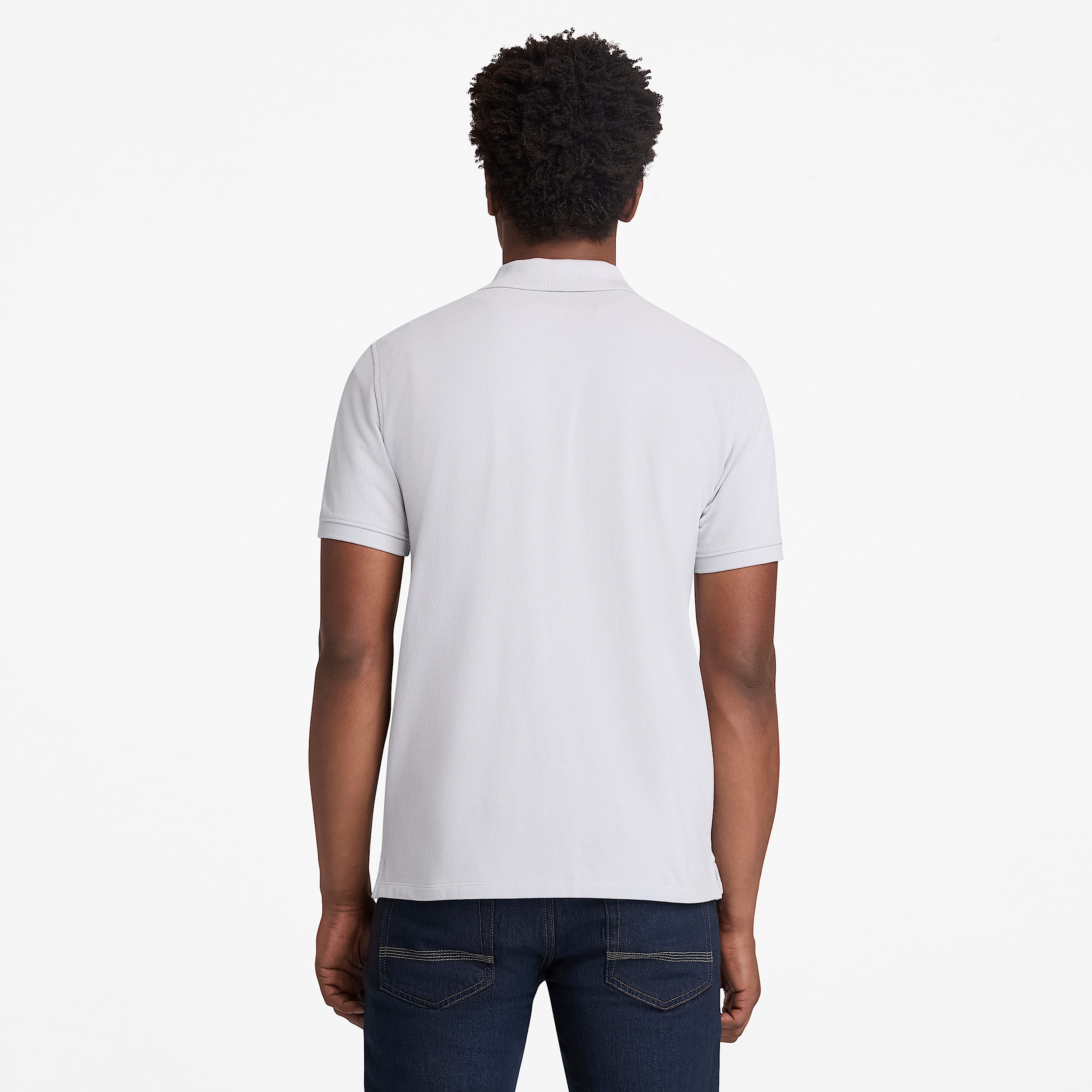 Kurzrmeliges Millers River PiquPolohemd fr Herren in Grau TBL Grau ALT8